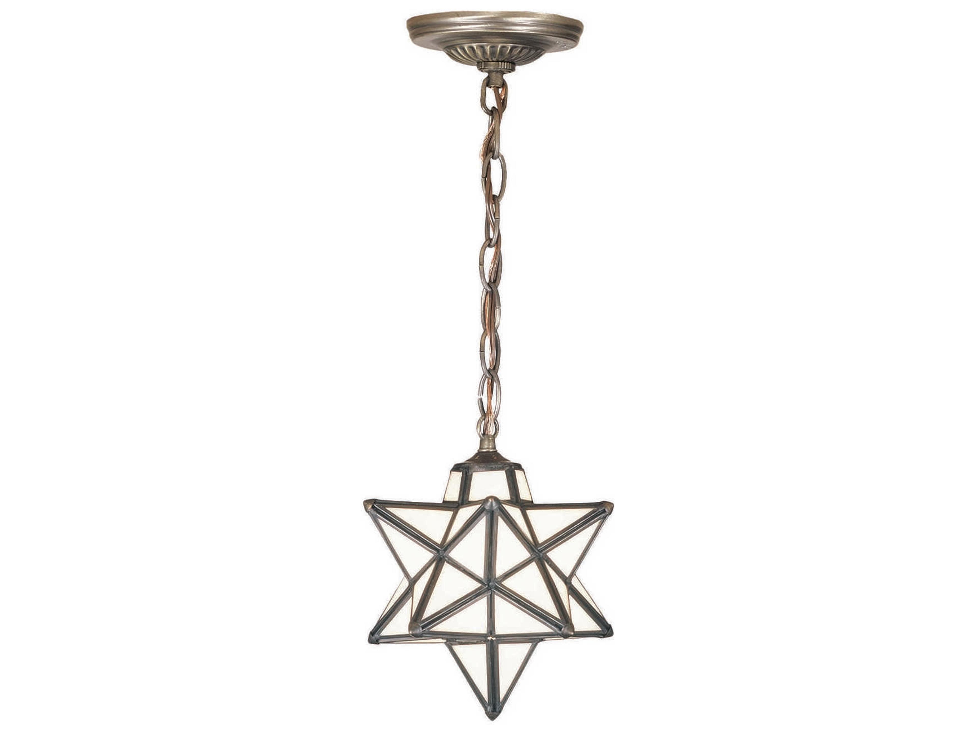 Meyda Moravian Star White Mini Pendant