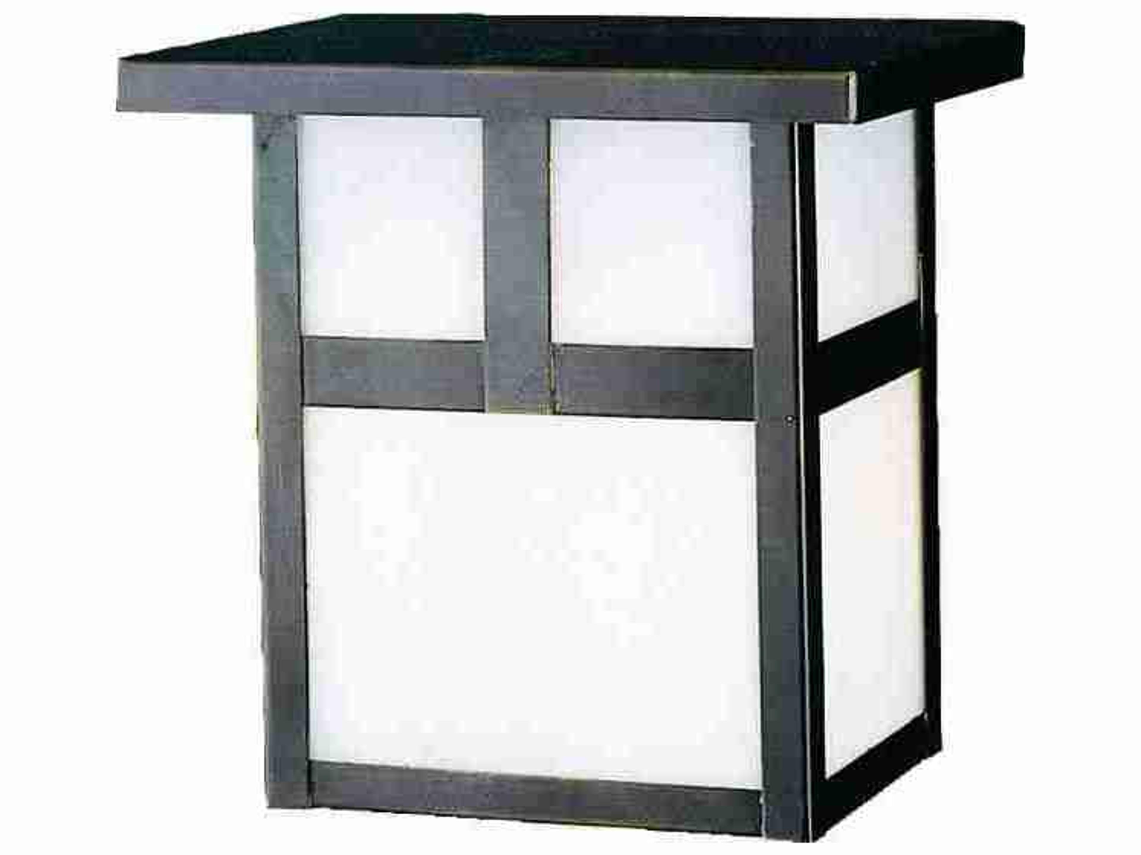 Meyda Hyde Park T-Mission 1 - Light Glass Outdoor Wall Light