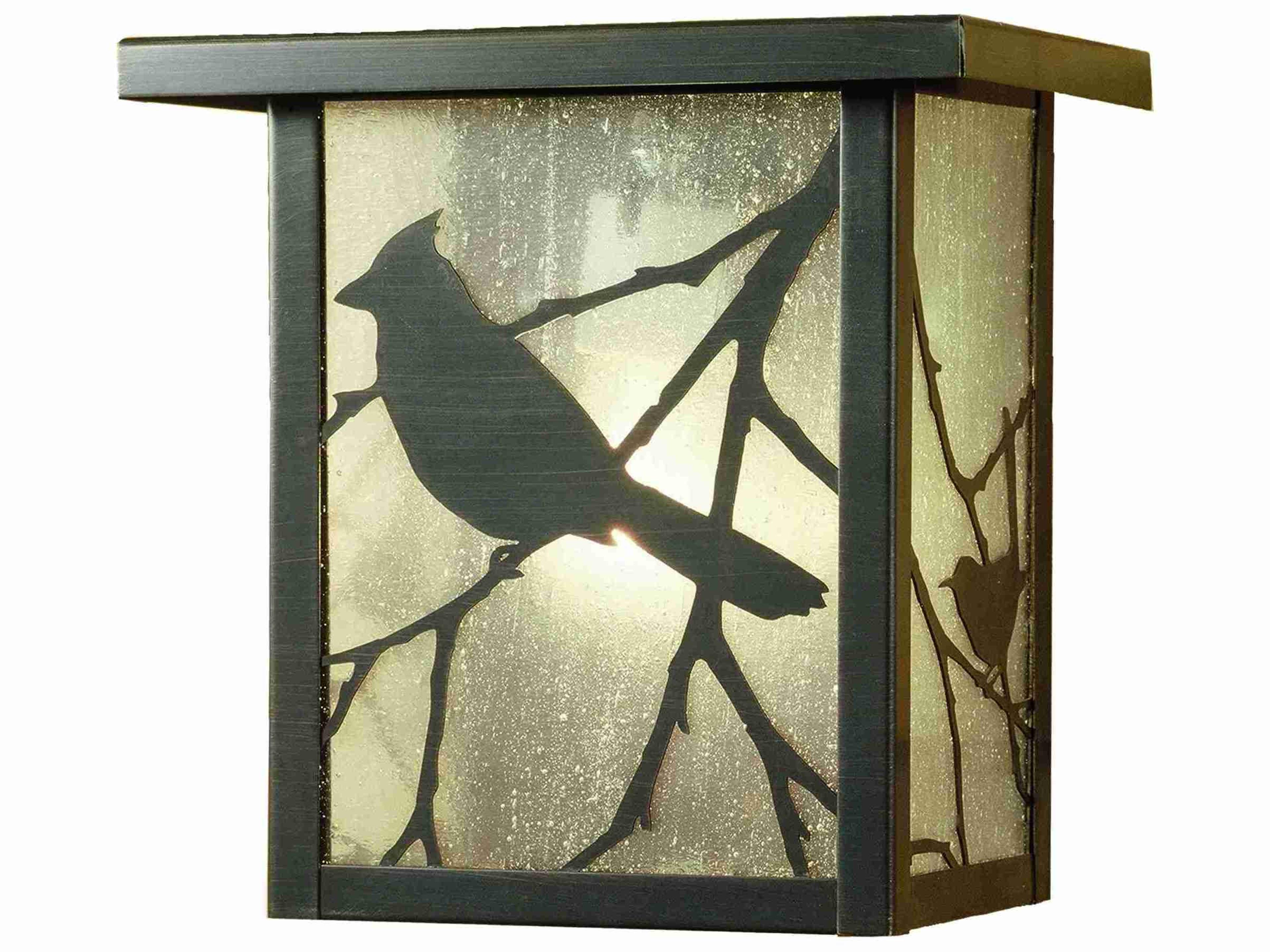 Meyda Hyde Park 1 - Light Glass Outdoor Wall Light