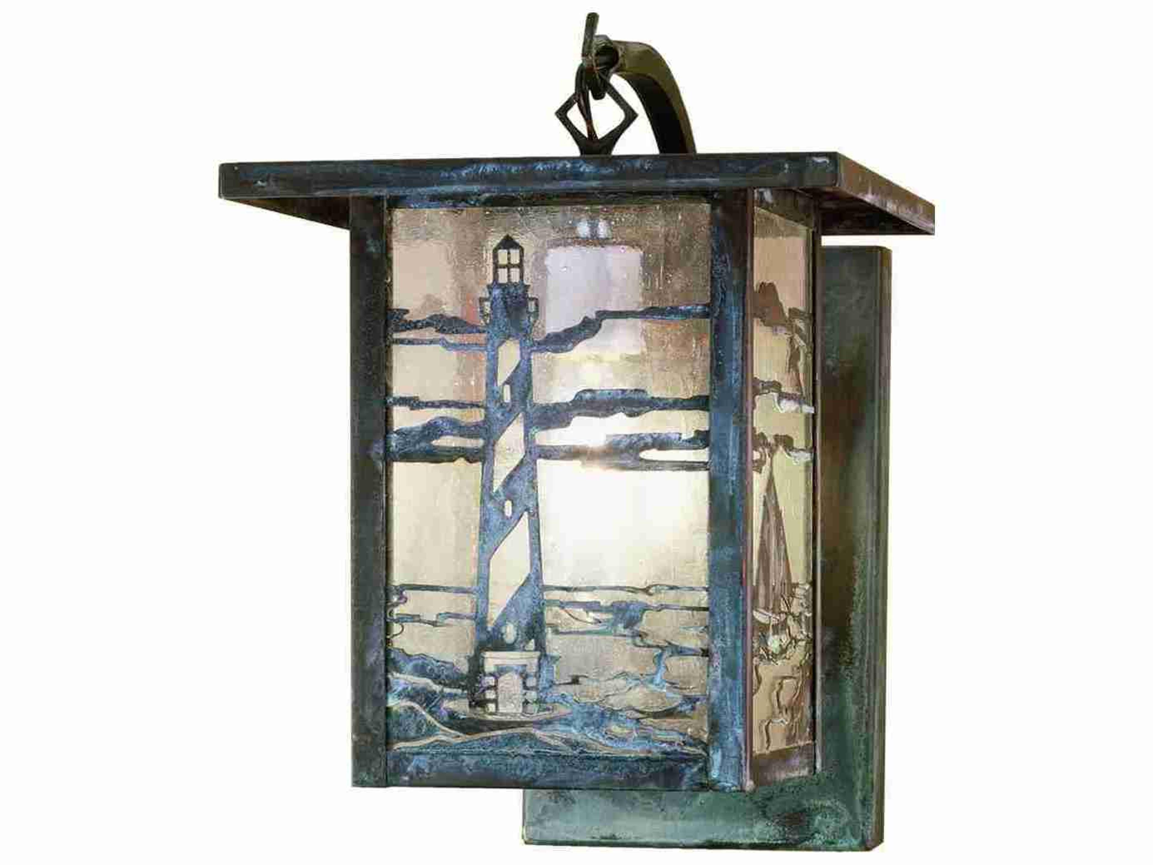 Meyda Hyde Park 1 - Light Glass Outdoor Wall Light