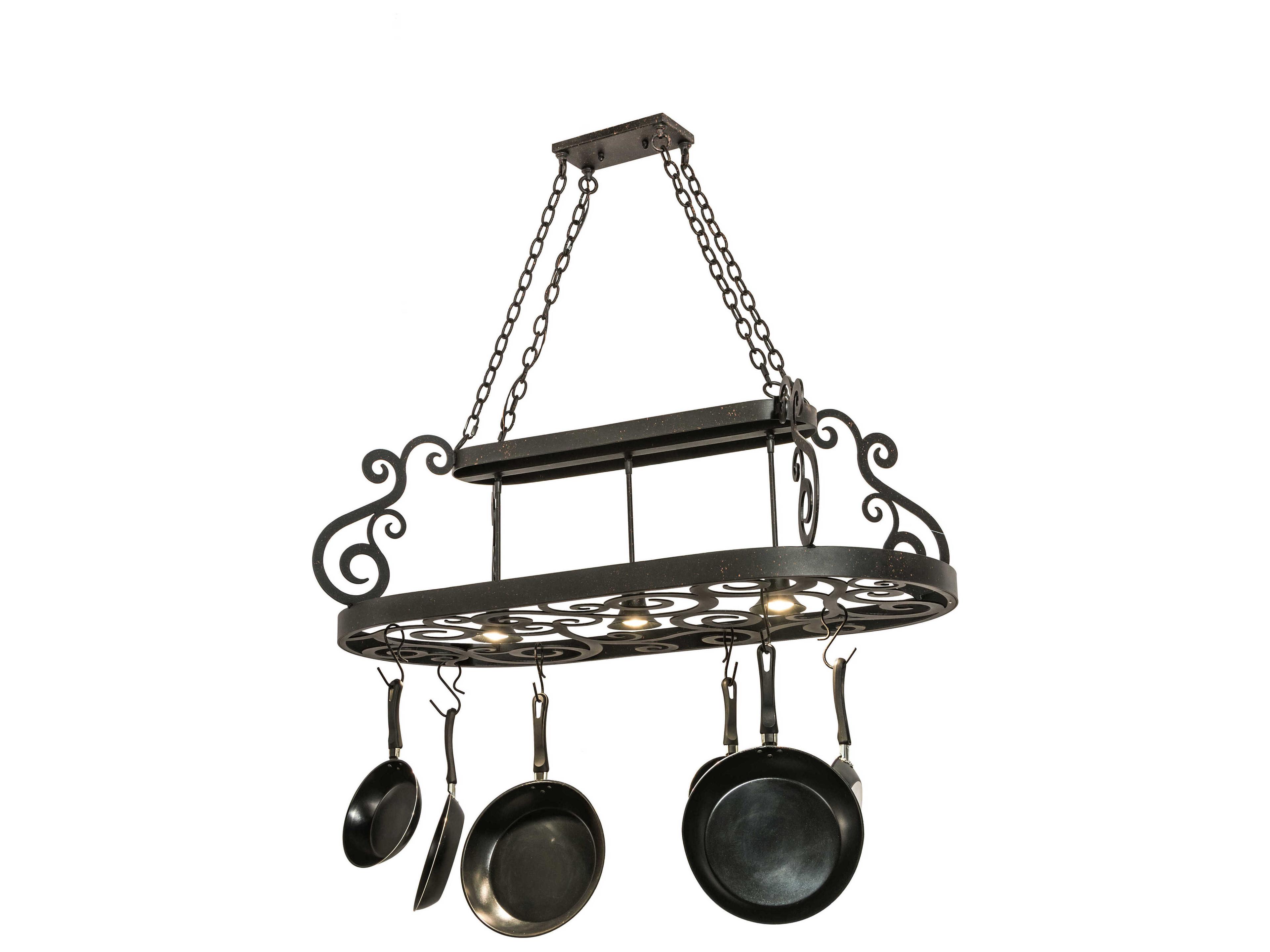 Meyda Neo 3-Light Black Island Pendant