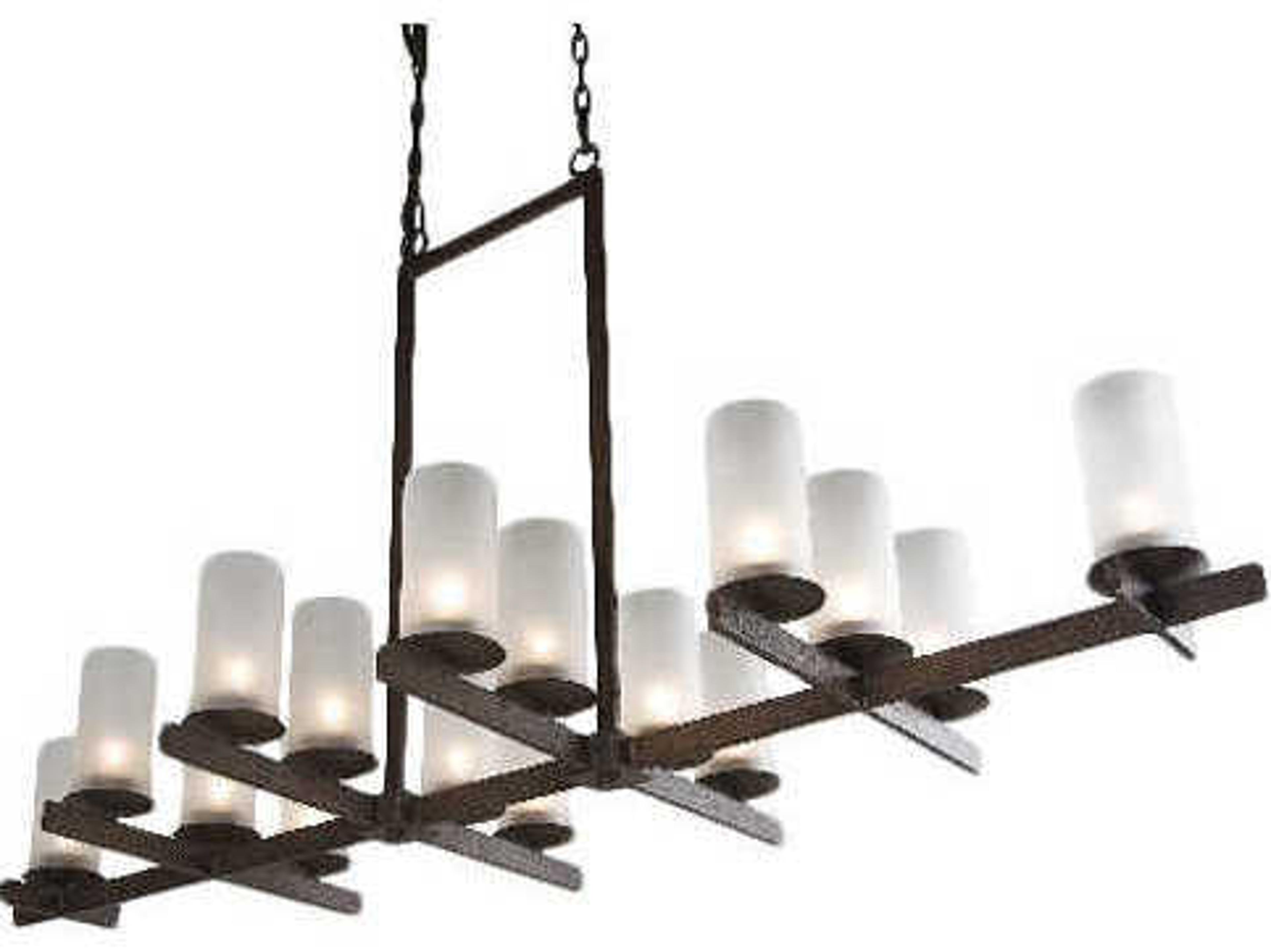 Meyda Dante 16-Light Brown Cylinder Island Pendant