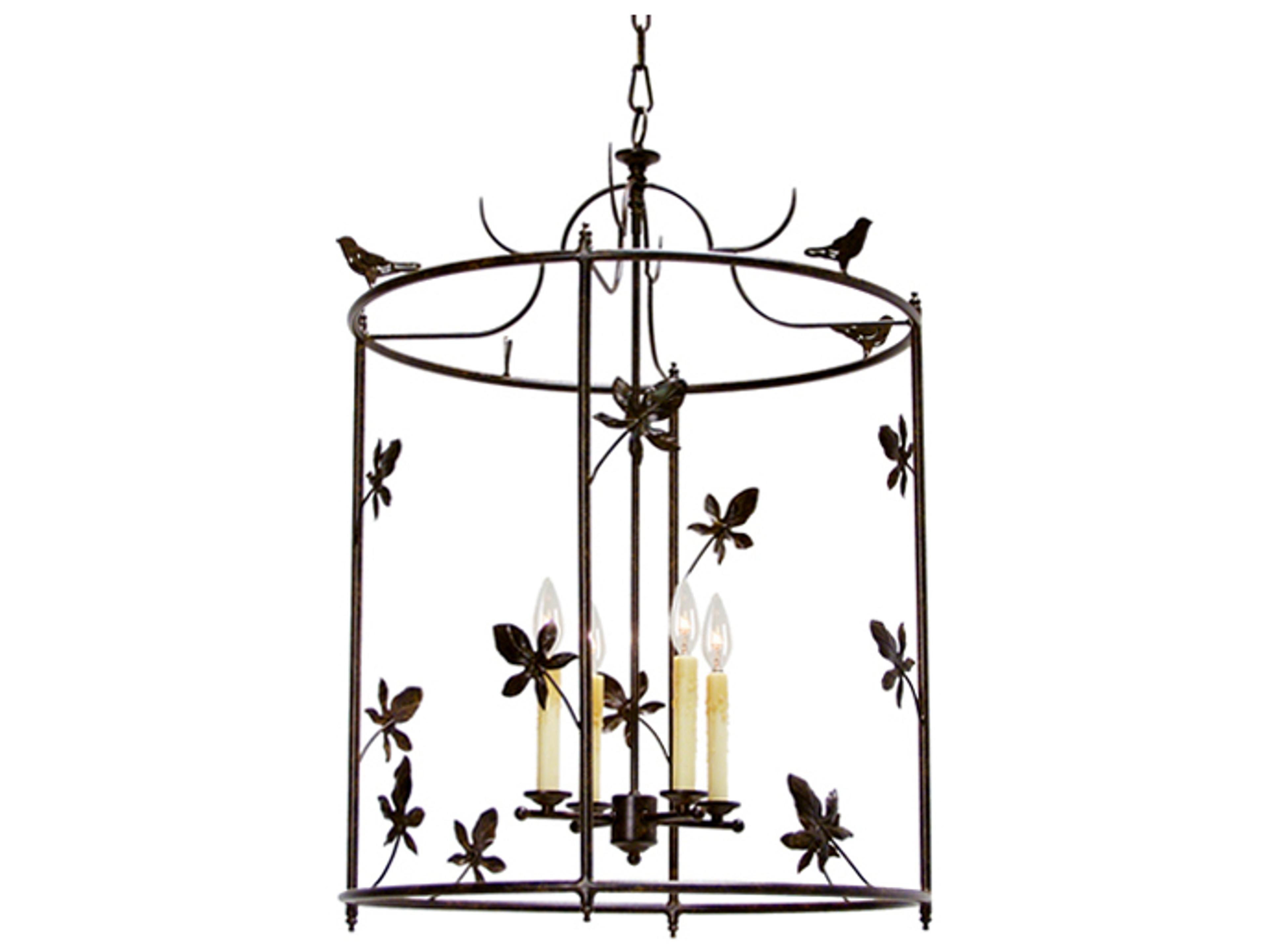 Meyda Jillian 4-Light Cajun Spice Brown Candelabra Chandelier