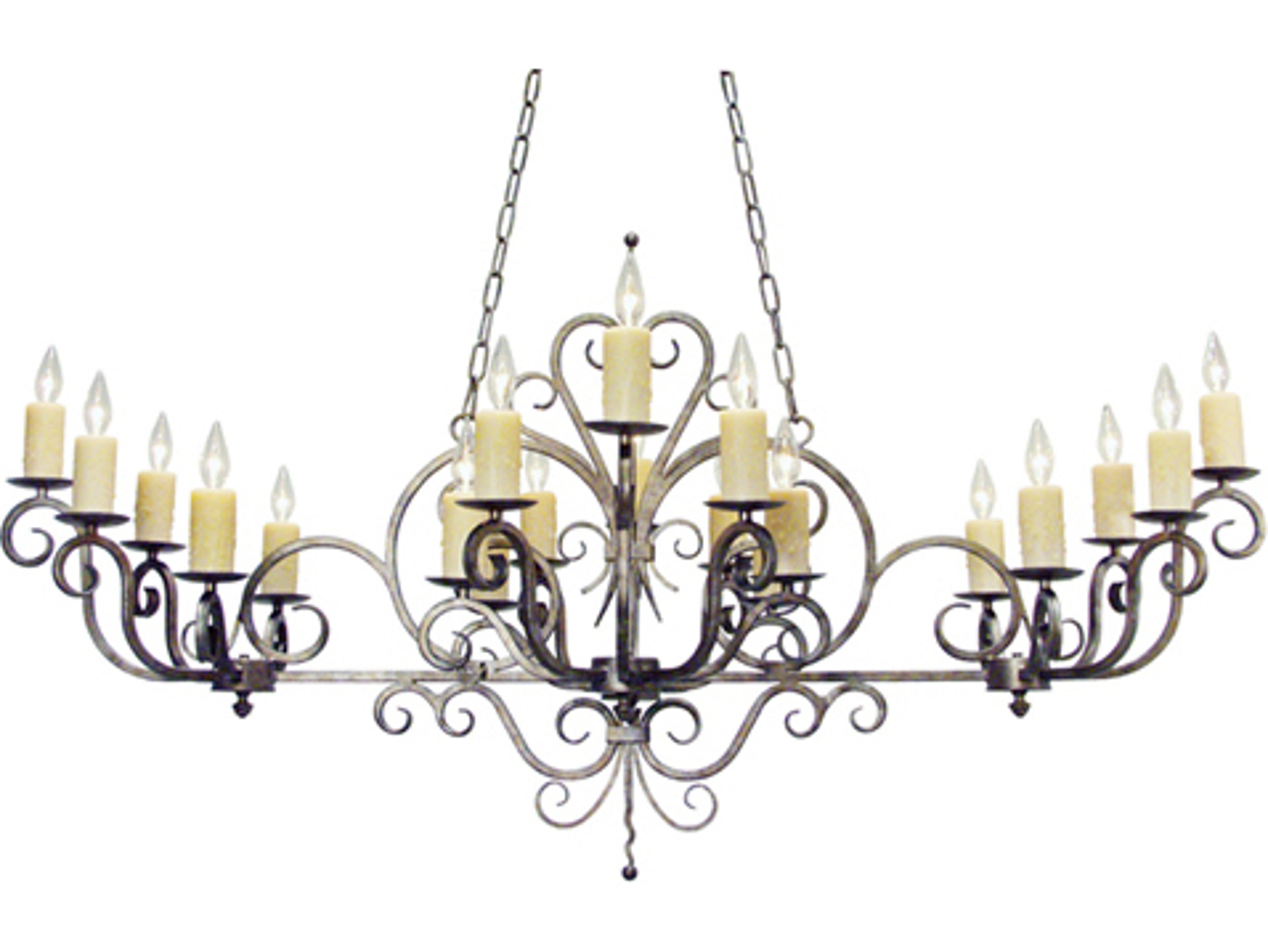 Meyda Kean 20-Light Corinth Gray Island Pendant