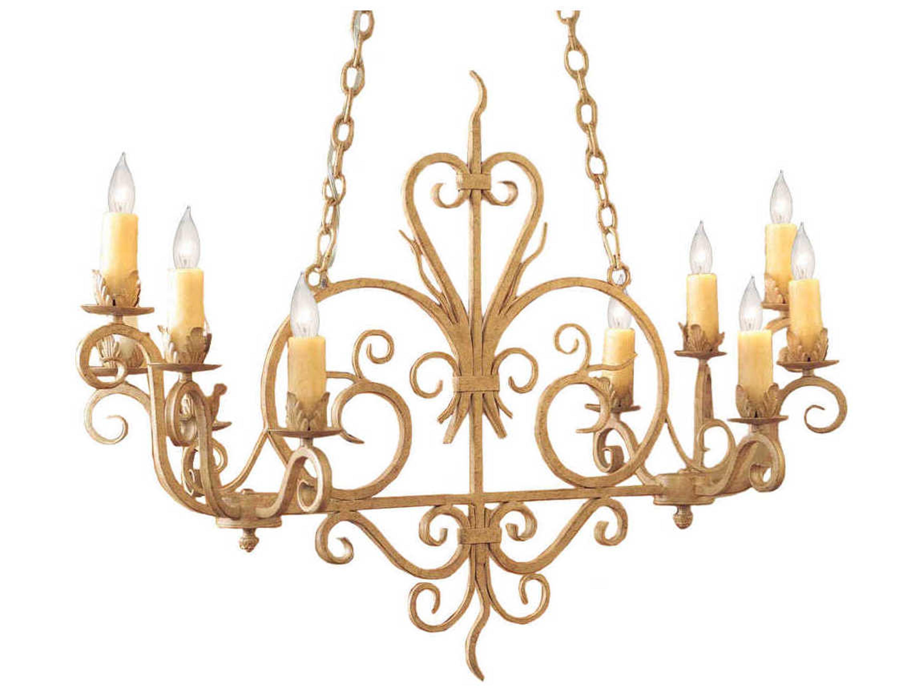 Meyda Kimberly 10-Light Pate Gold Island Pendant