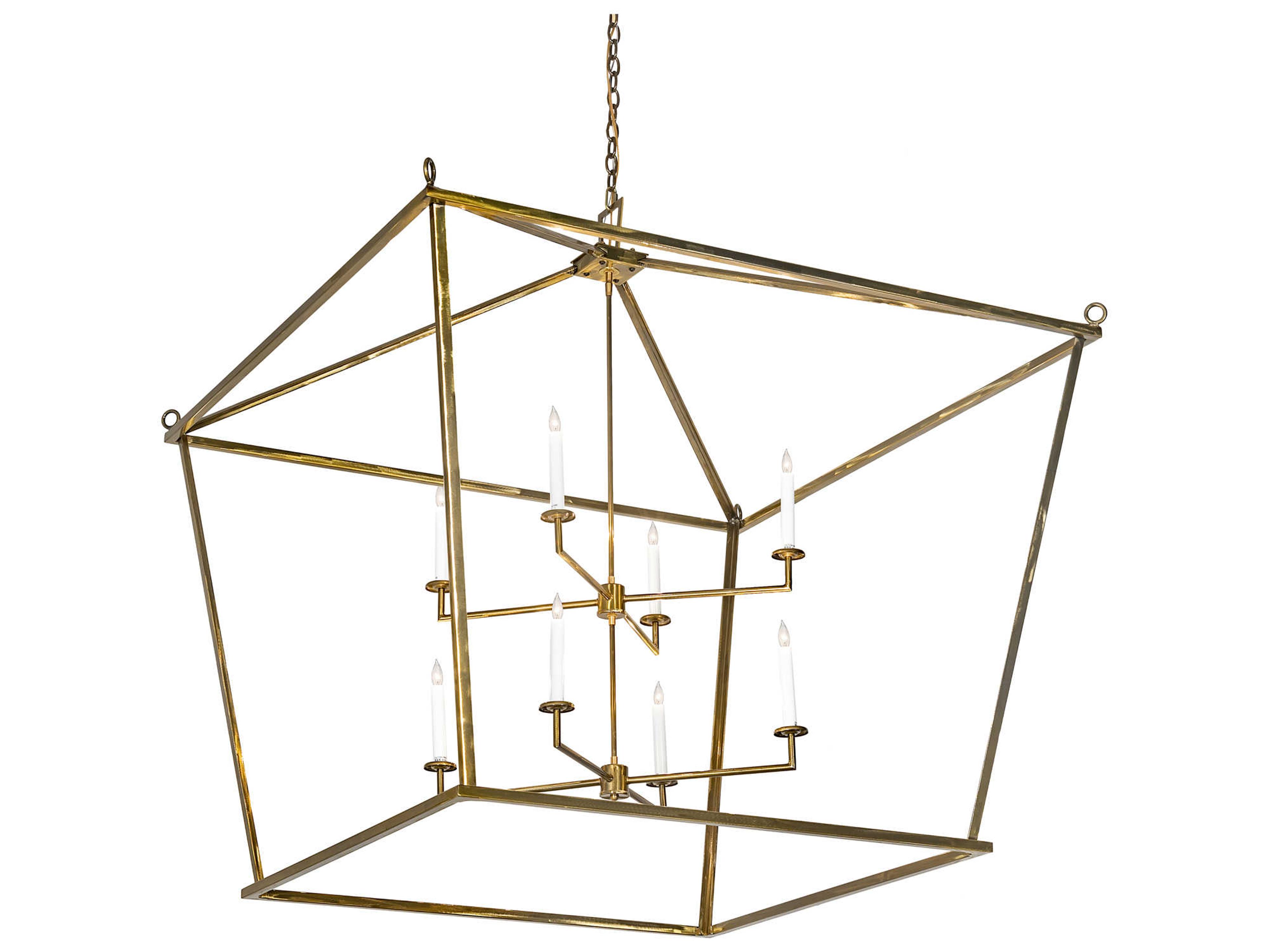 Meyda Kitzi 8-Light Brass Tint Candelabra Tiered Chandelier