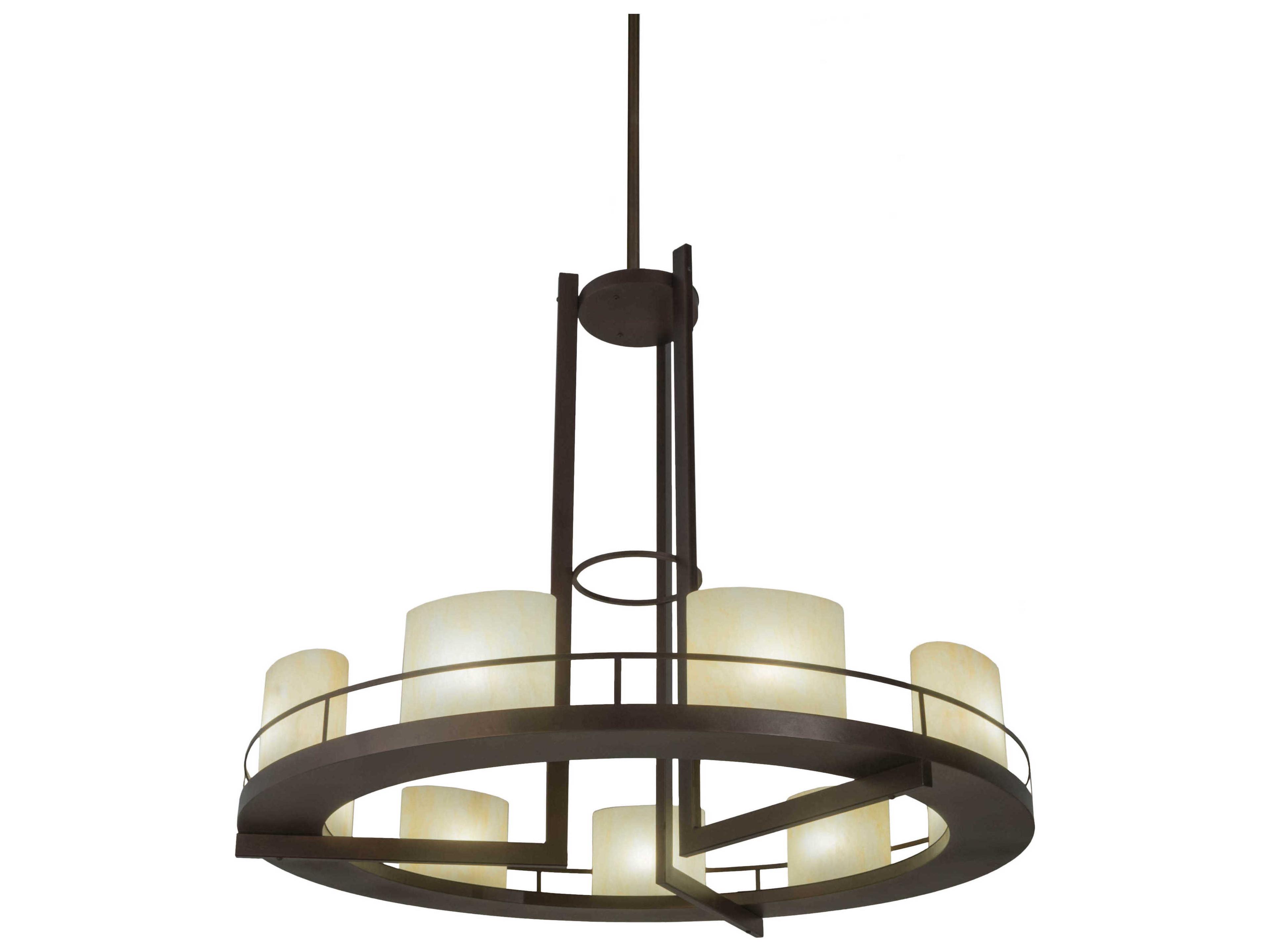 Meyda Loxley 9-Light Bronze Chandelier