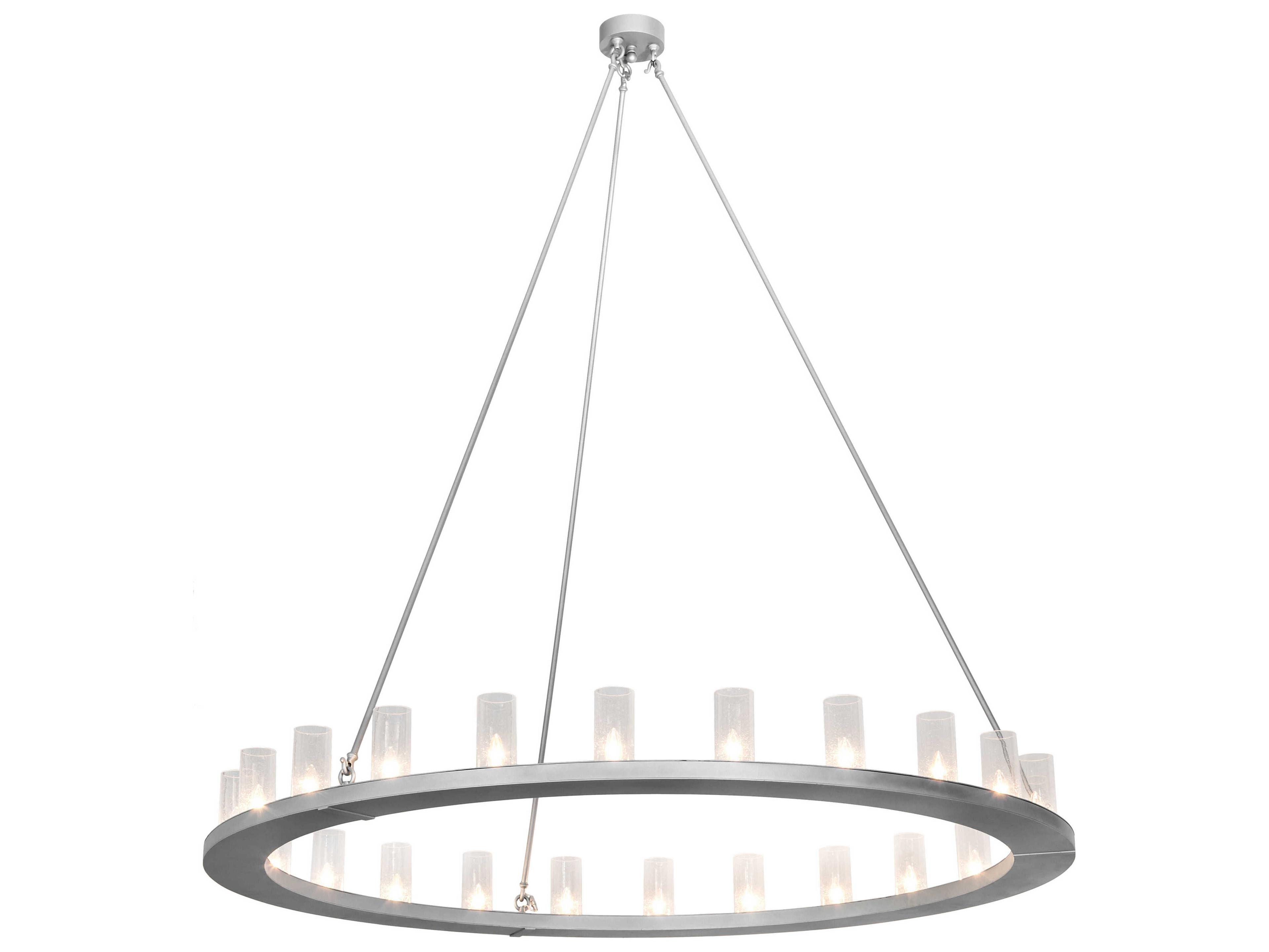 Meyda Loxley 24-Light Silver Chandelier