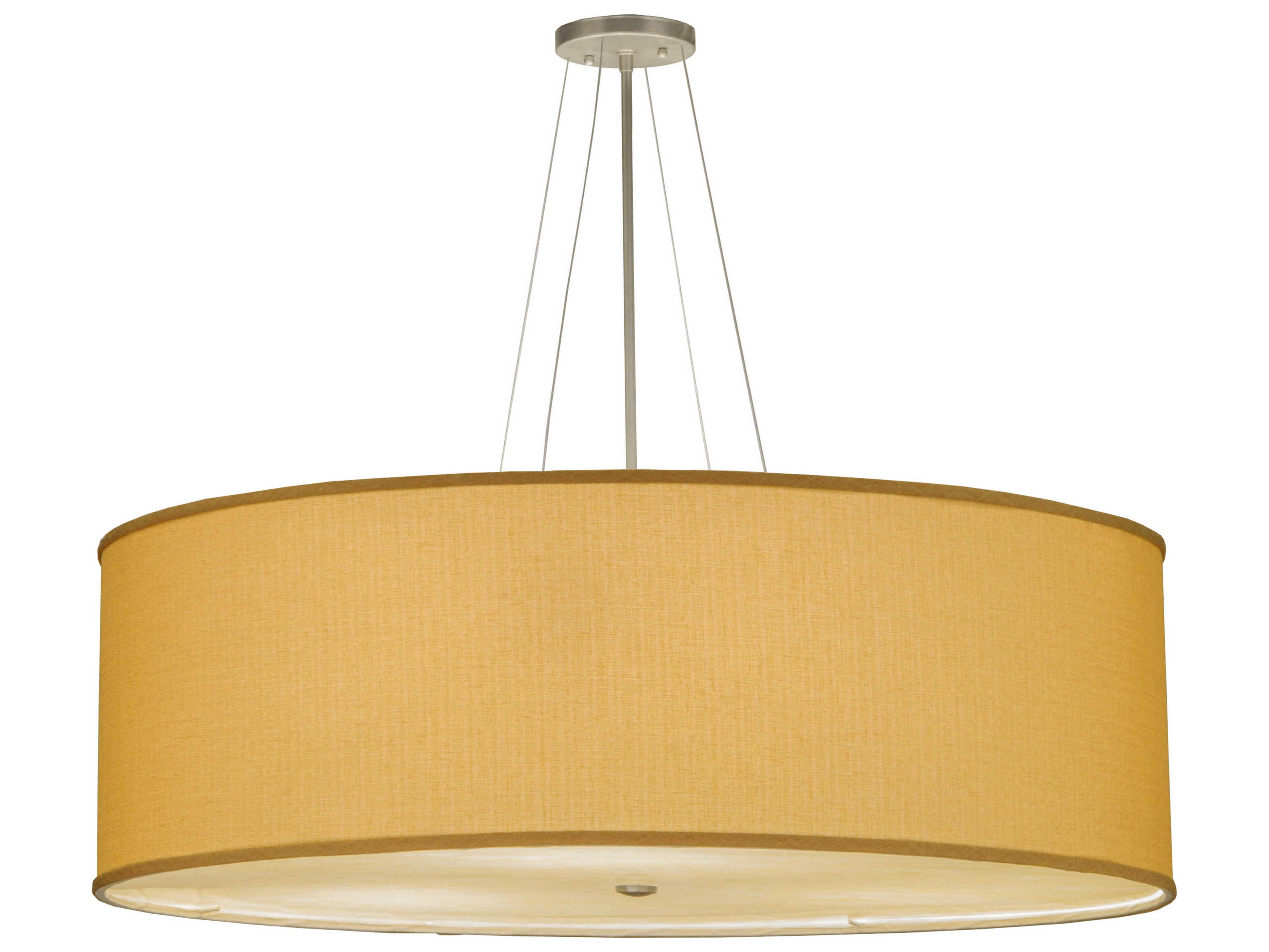 Meyda Lodge 3-Light Gray Drum Semi Flush Mount