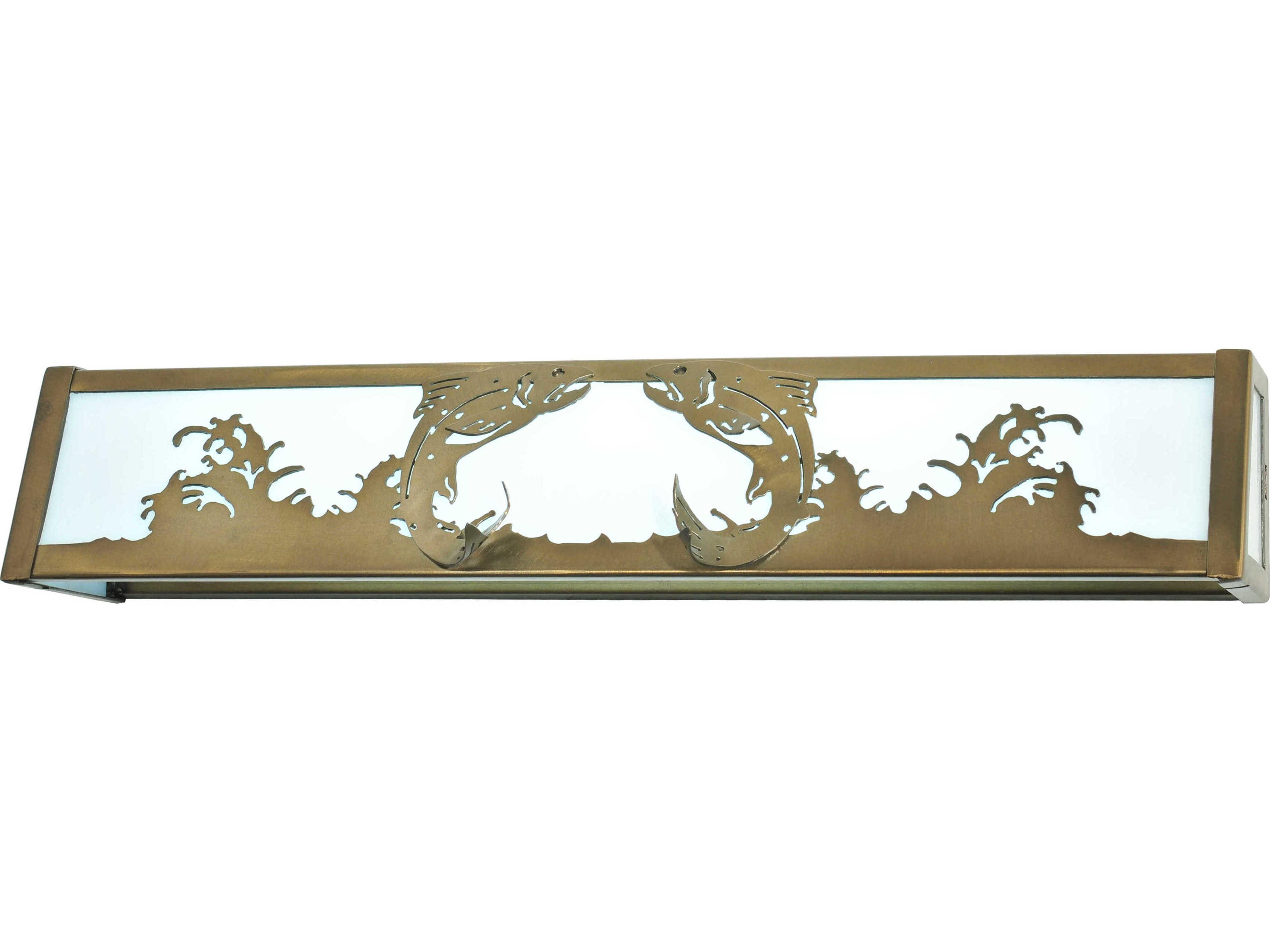 Meyda Lodge 1-Light Copper Vanity Light