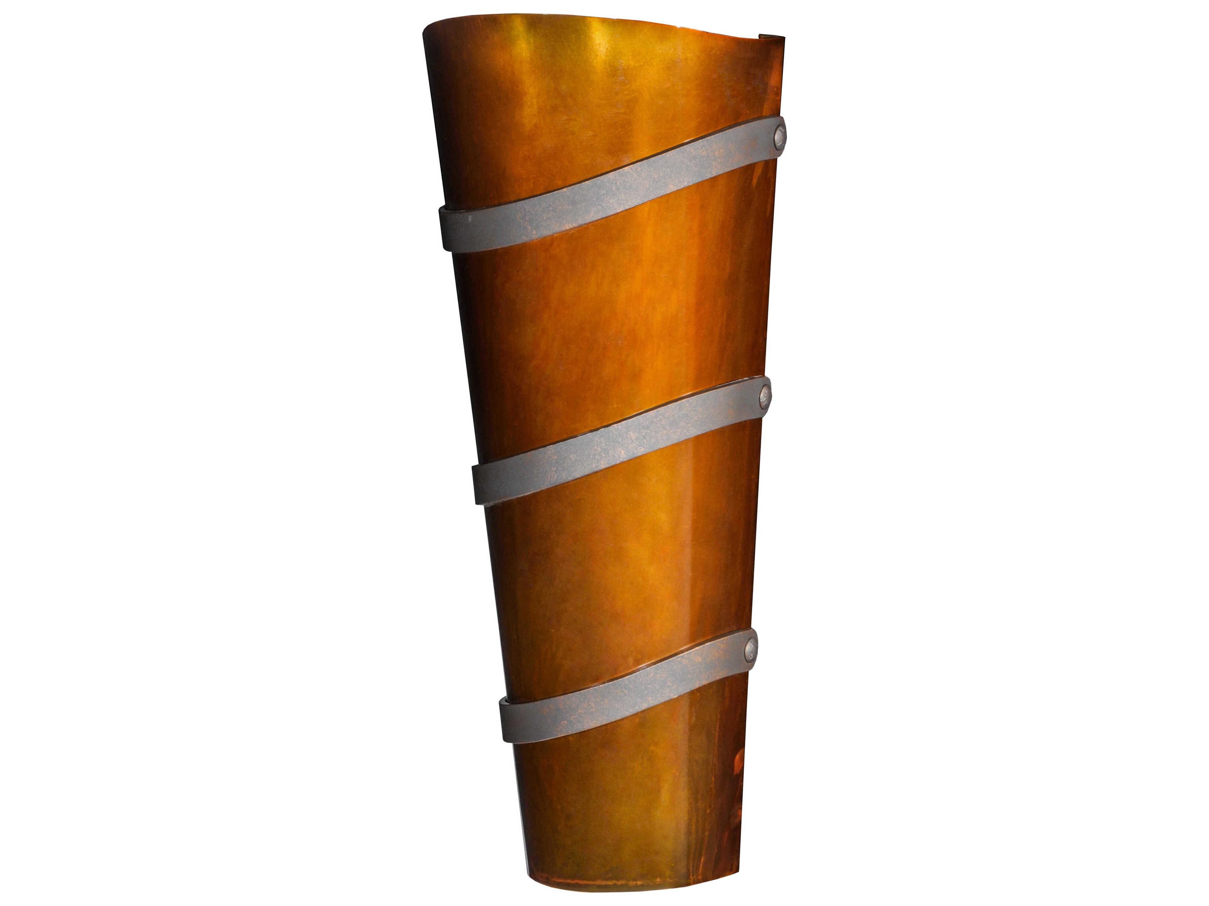 Meyda Lodge 2-Light Brown Wall Sconce