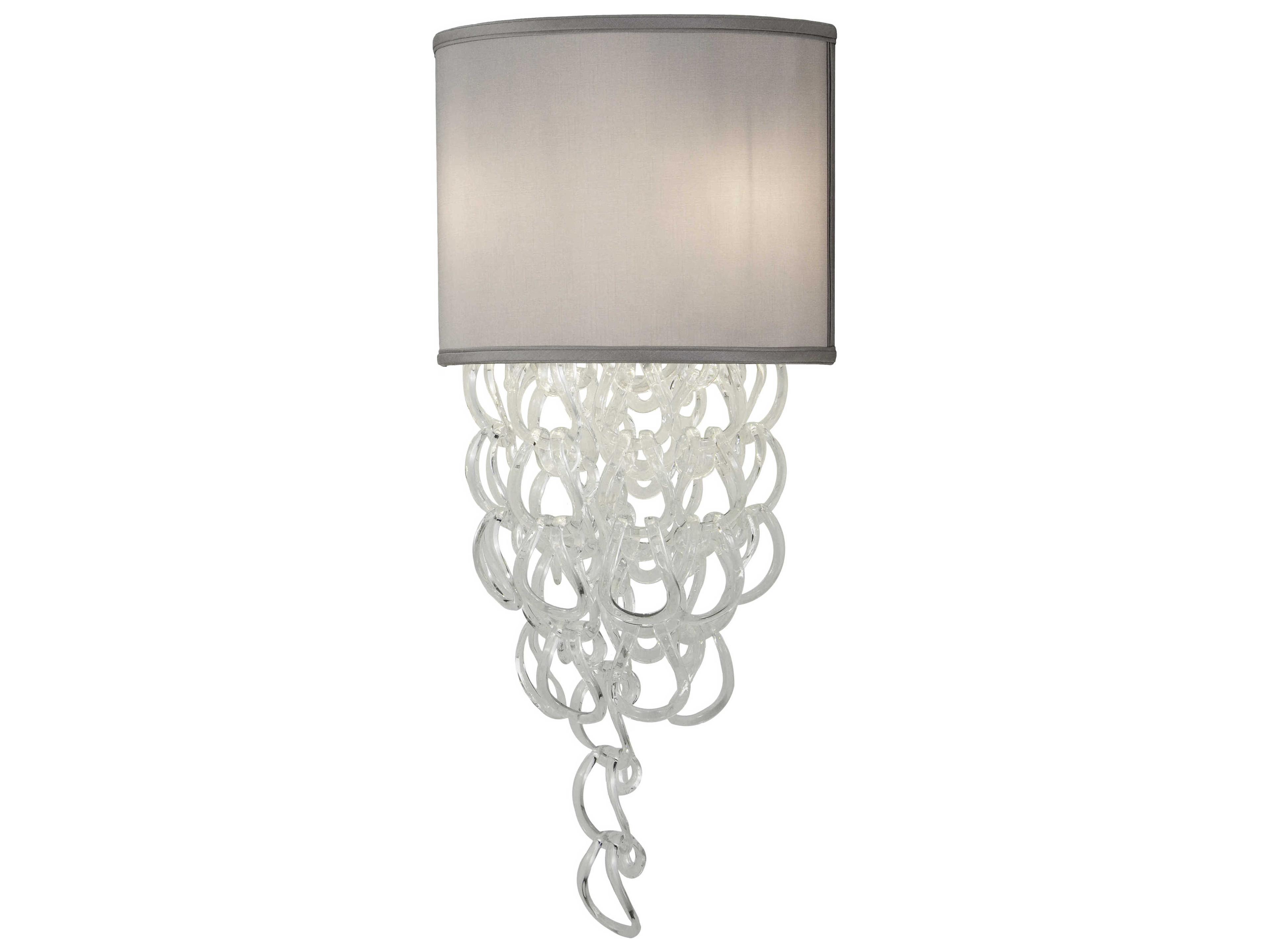 Meyda Lucy Gray Wall Sconce