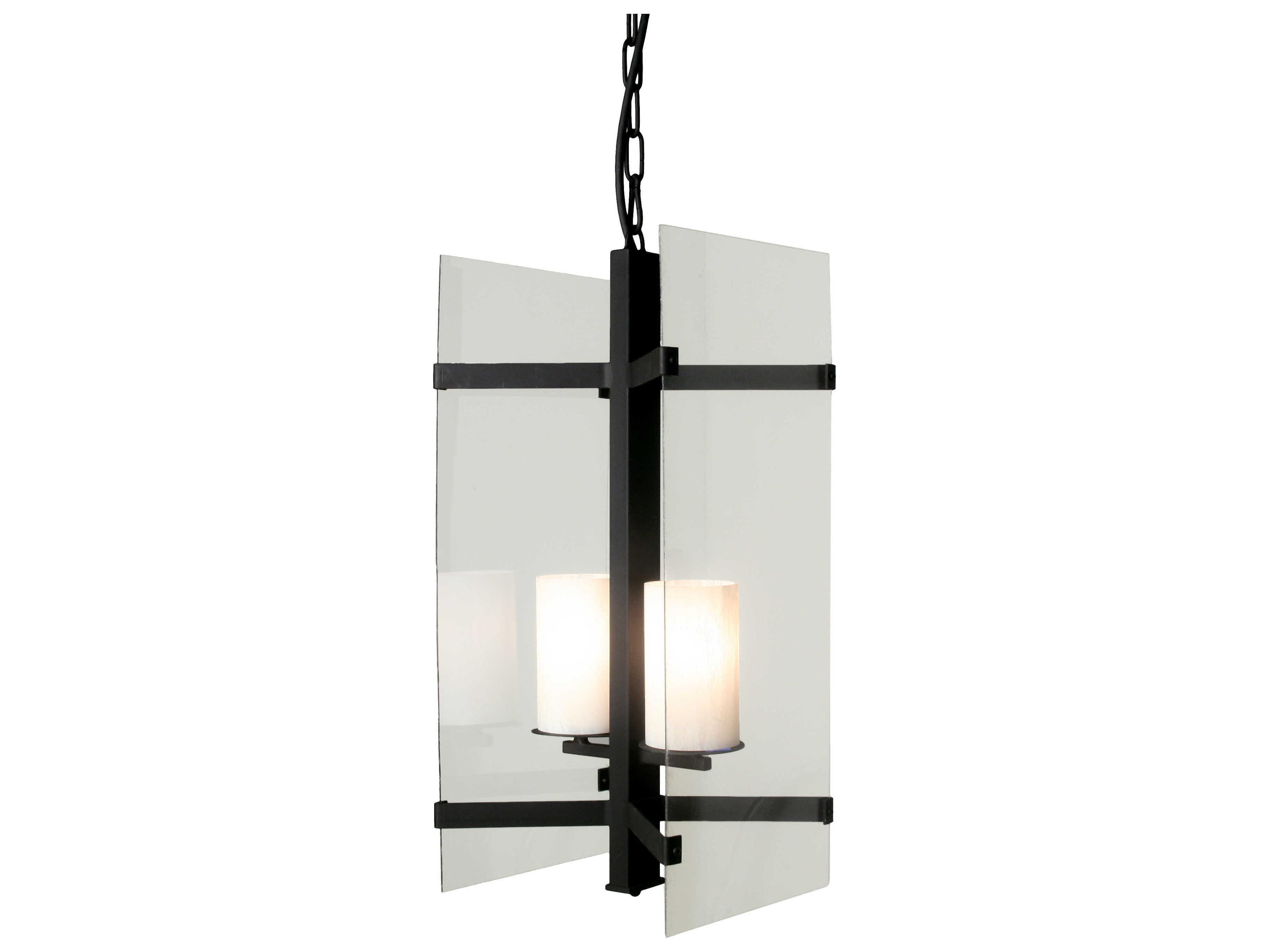 Meyda Minima 2-Light Black Mini Pendant