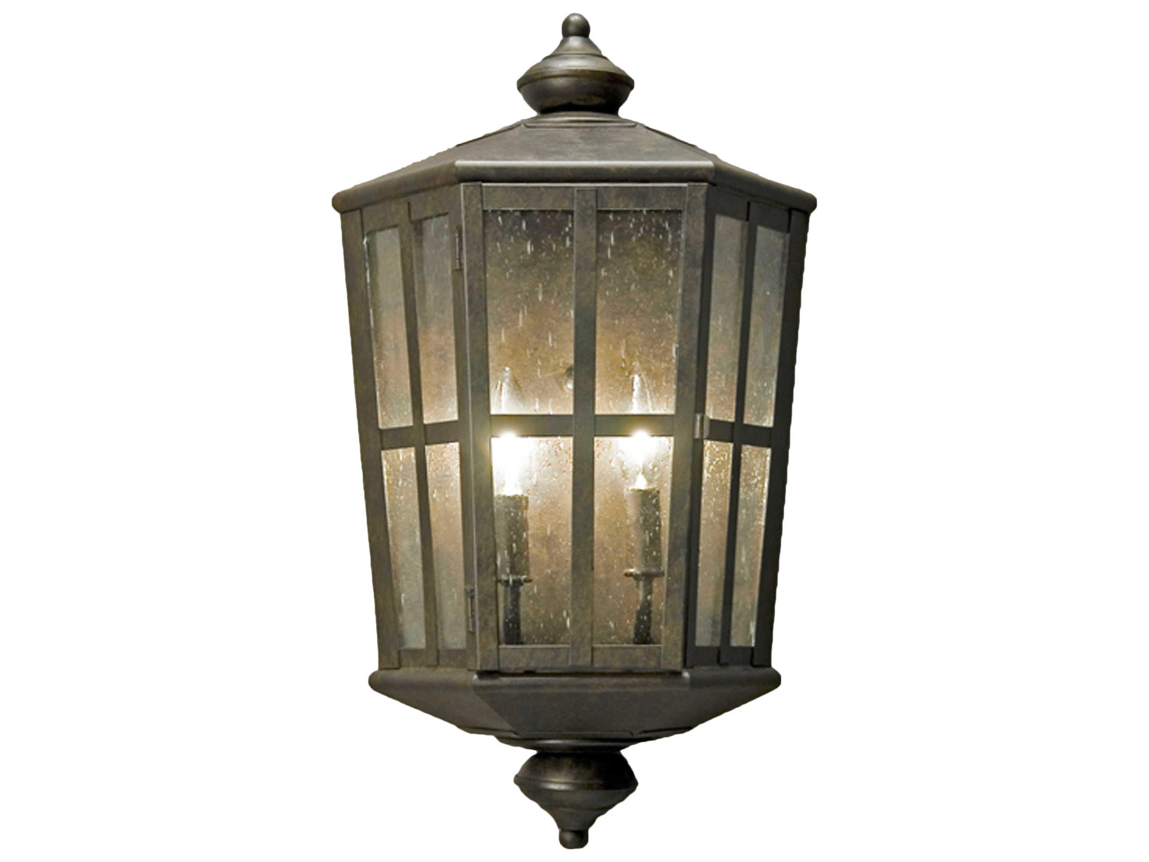 Manchester 2 - Light Glass Outdoor Wall Light
