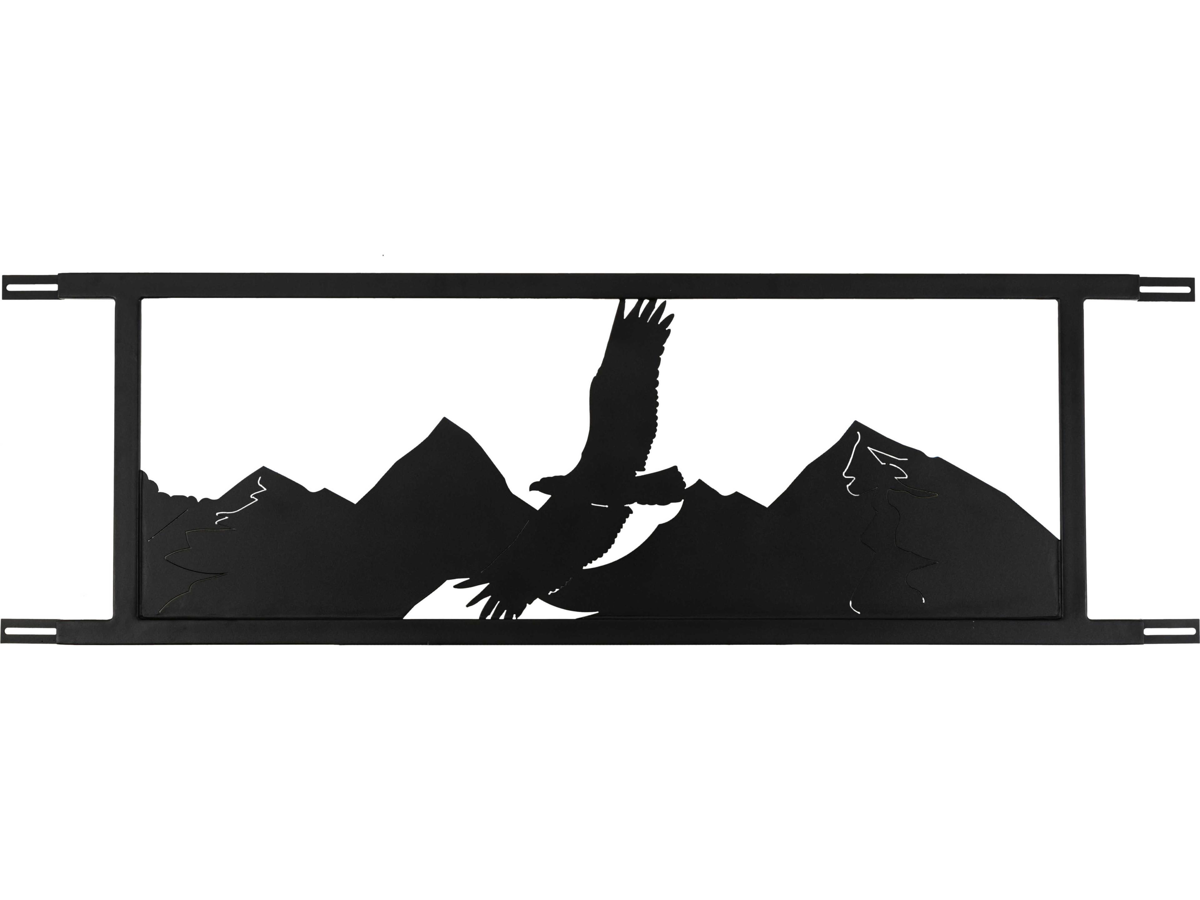 Meyda Neversink Bridge Eagle Metal Wall Art