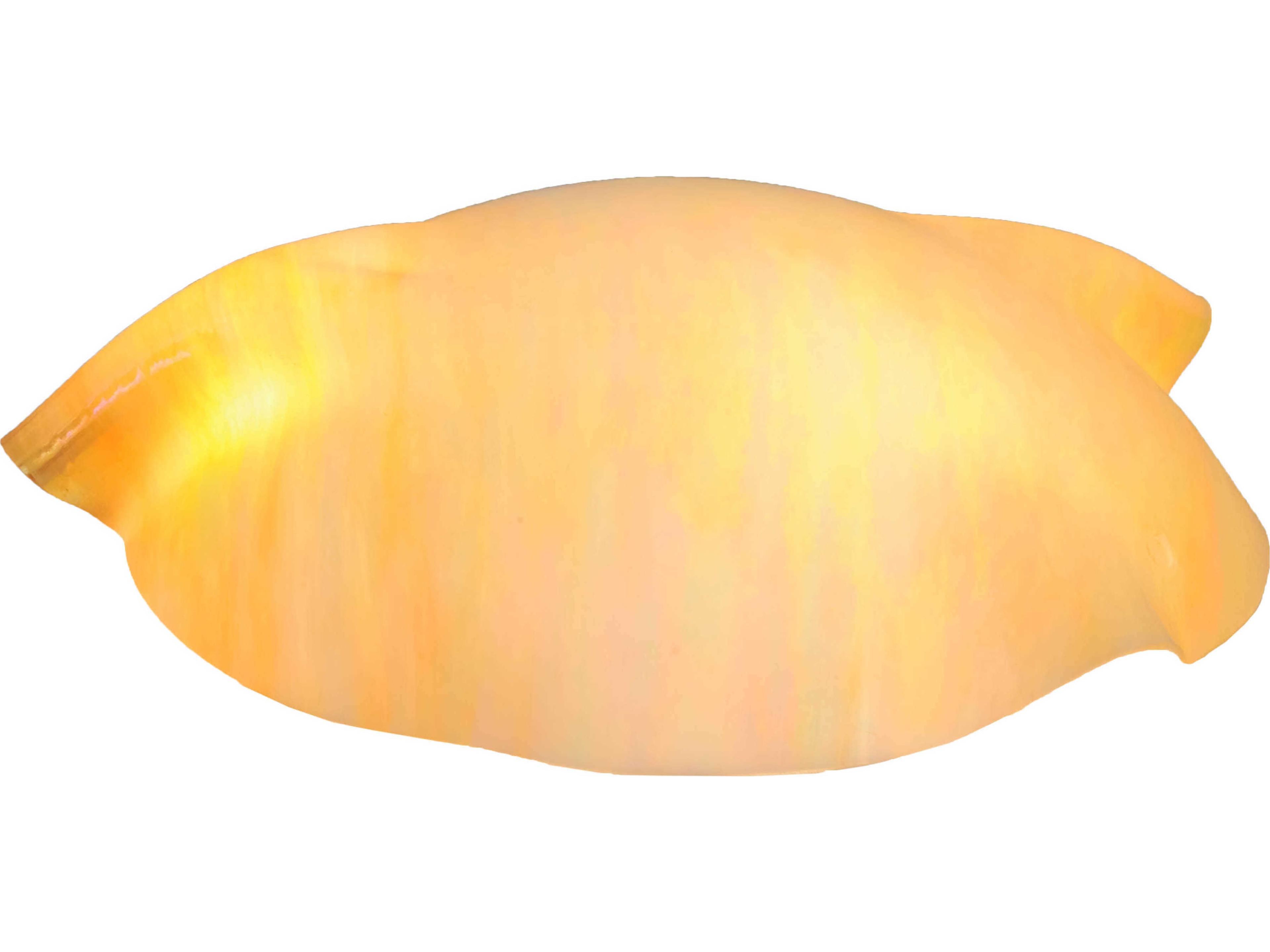 Meyda Metro Beige Iridescent Bai 16" Glass Shade