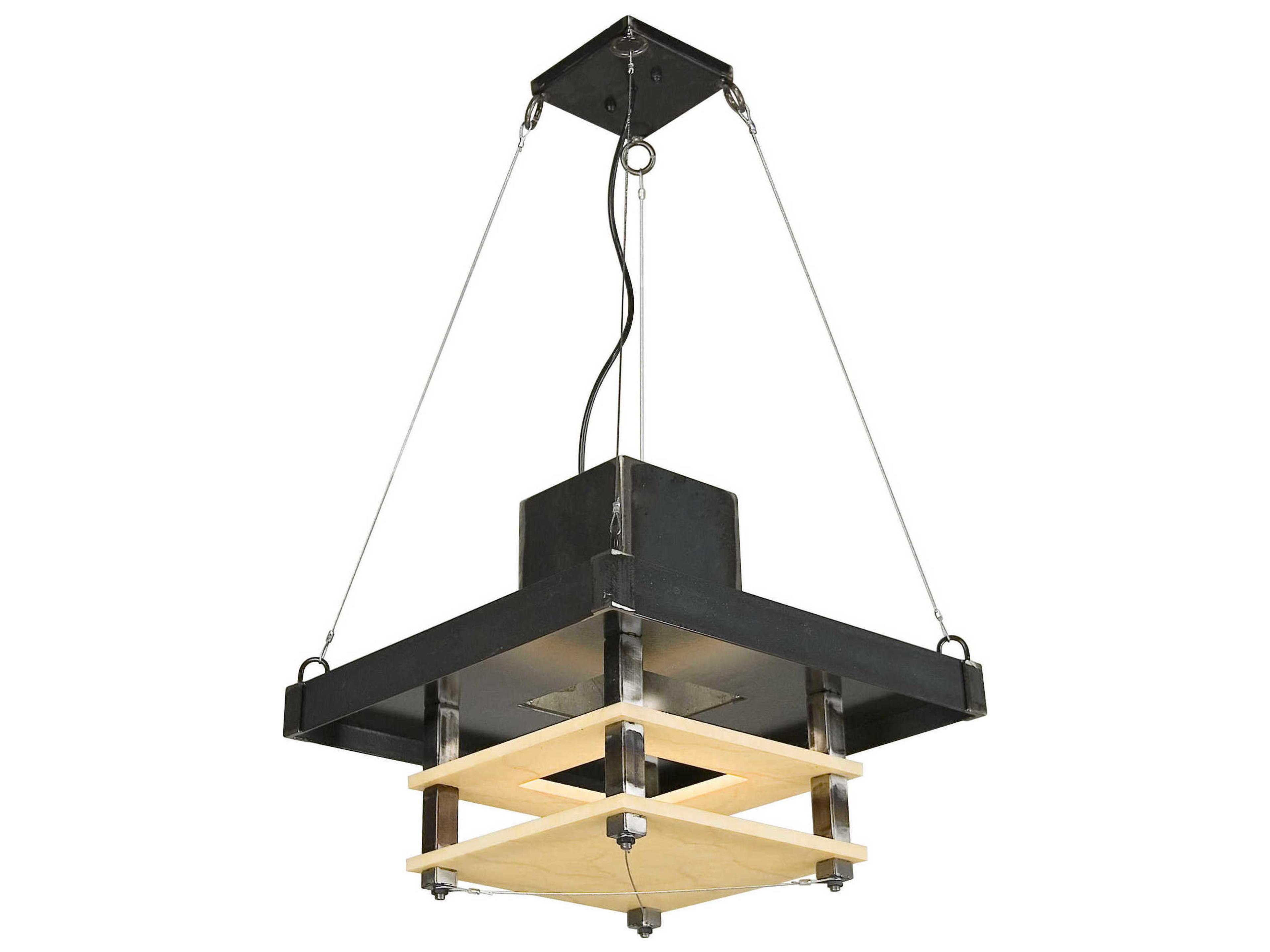 Meyda Metropolis 2-Light Black Pendant