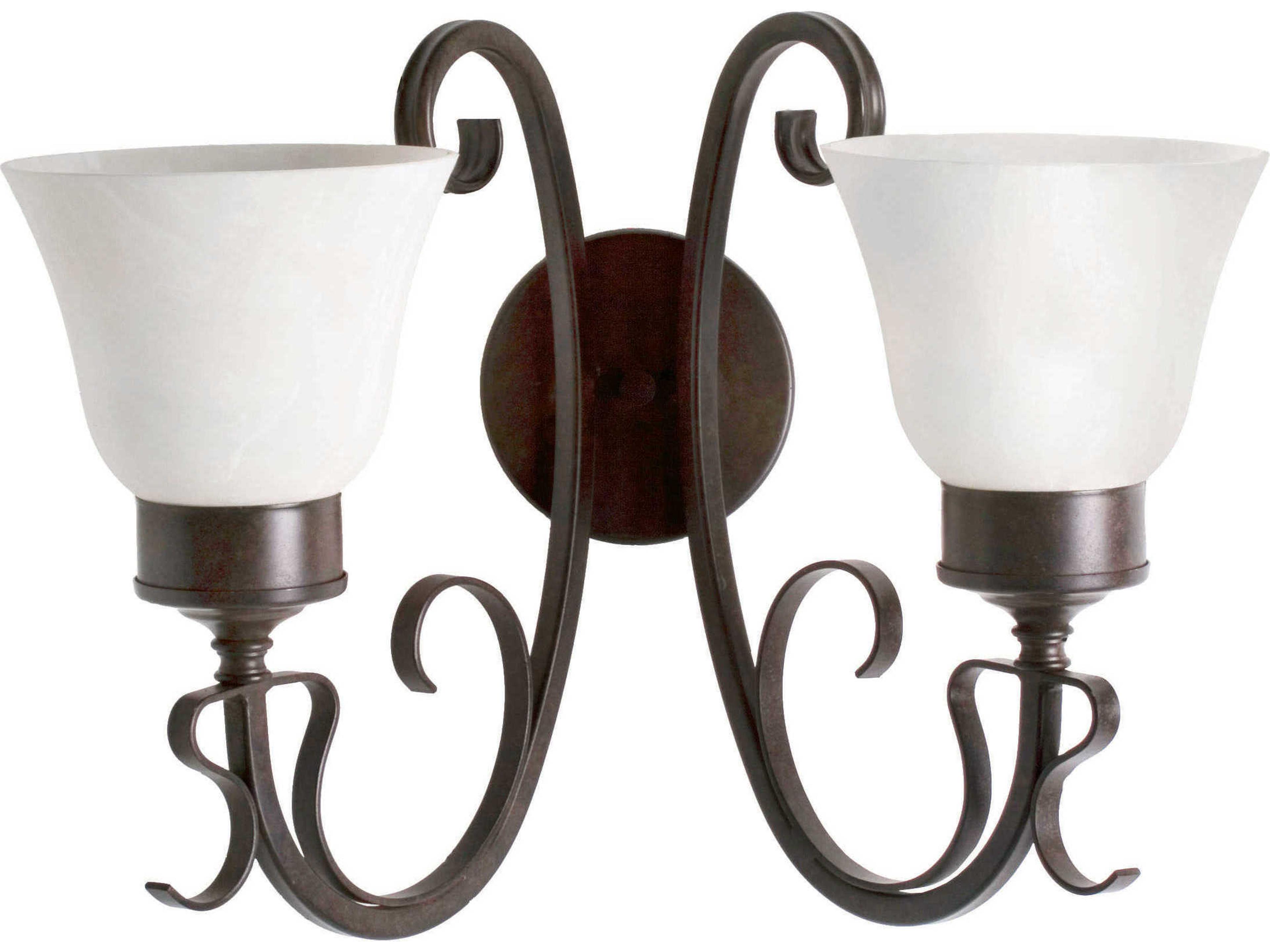 Meyda Mirasol 2-Light Chestnut Brown Wall Sconce