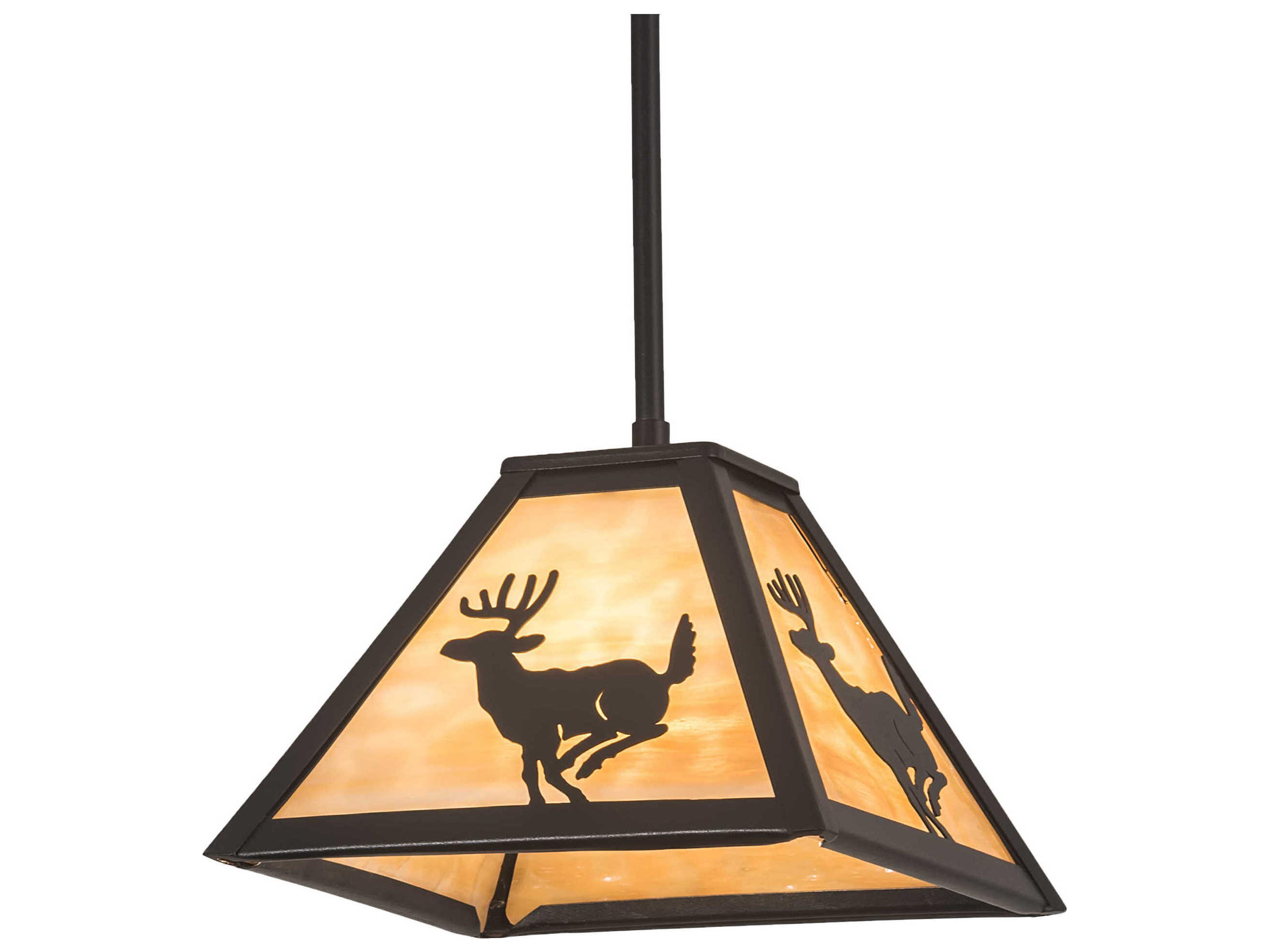 Meyda Lone Deer Mini Pendant