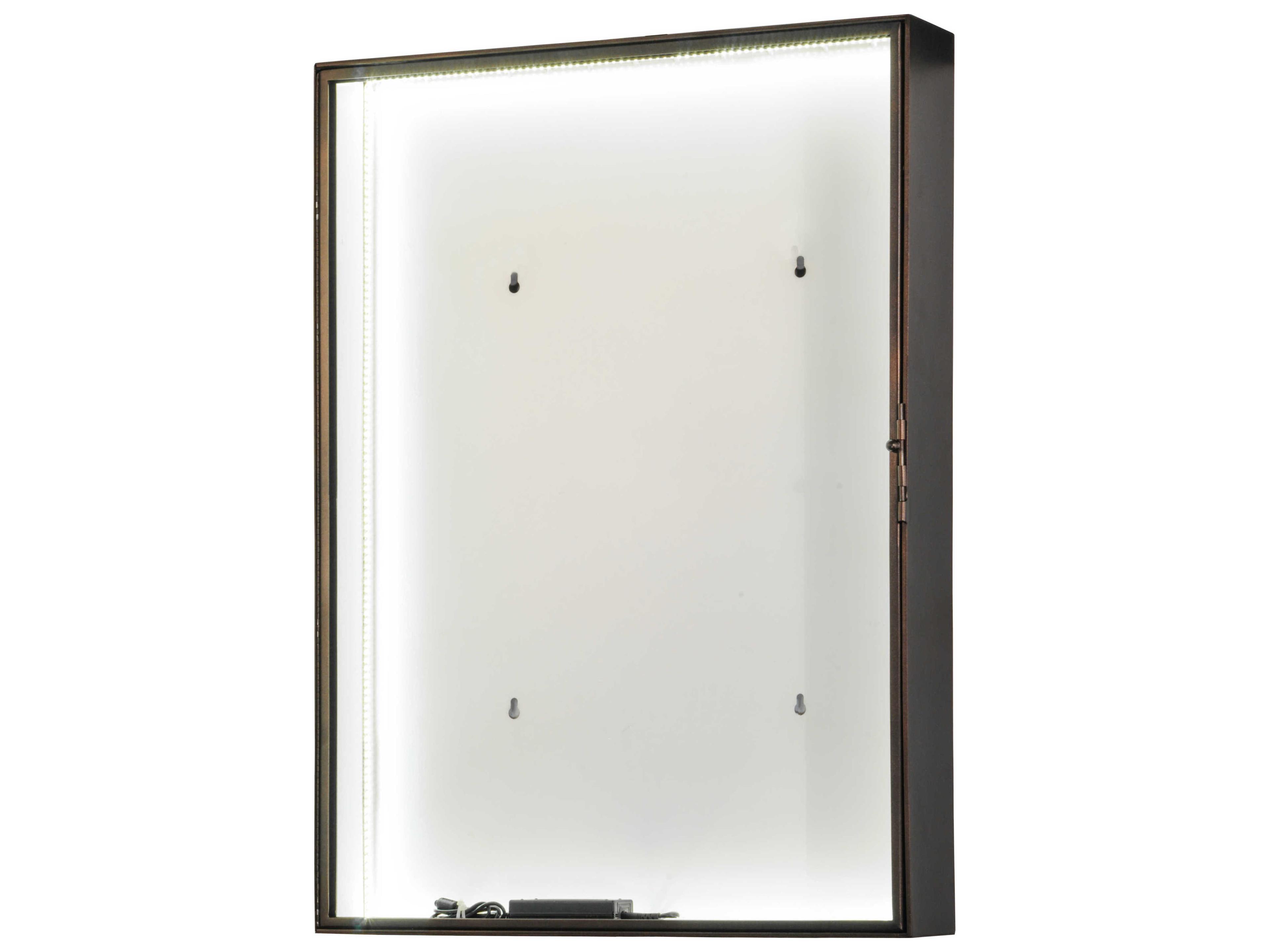 Meyda Mahogany Bronze 5000k Pure White LED Backlit Display