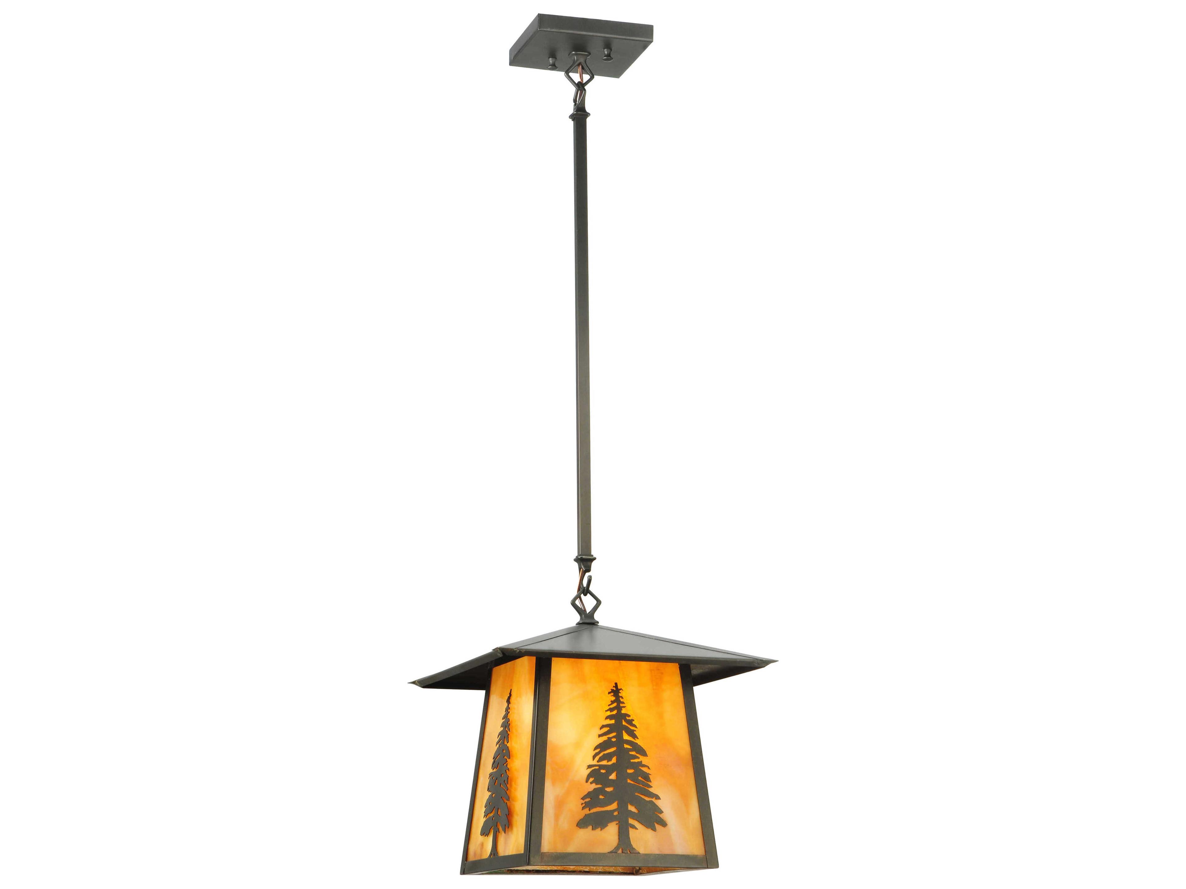 Meyda Stillwater Tall Pine Pendant