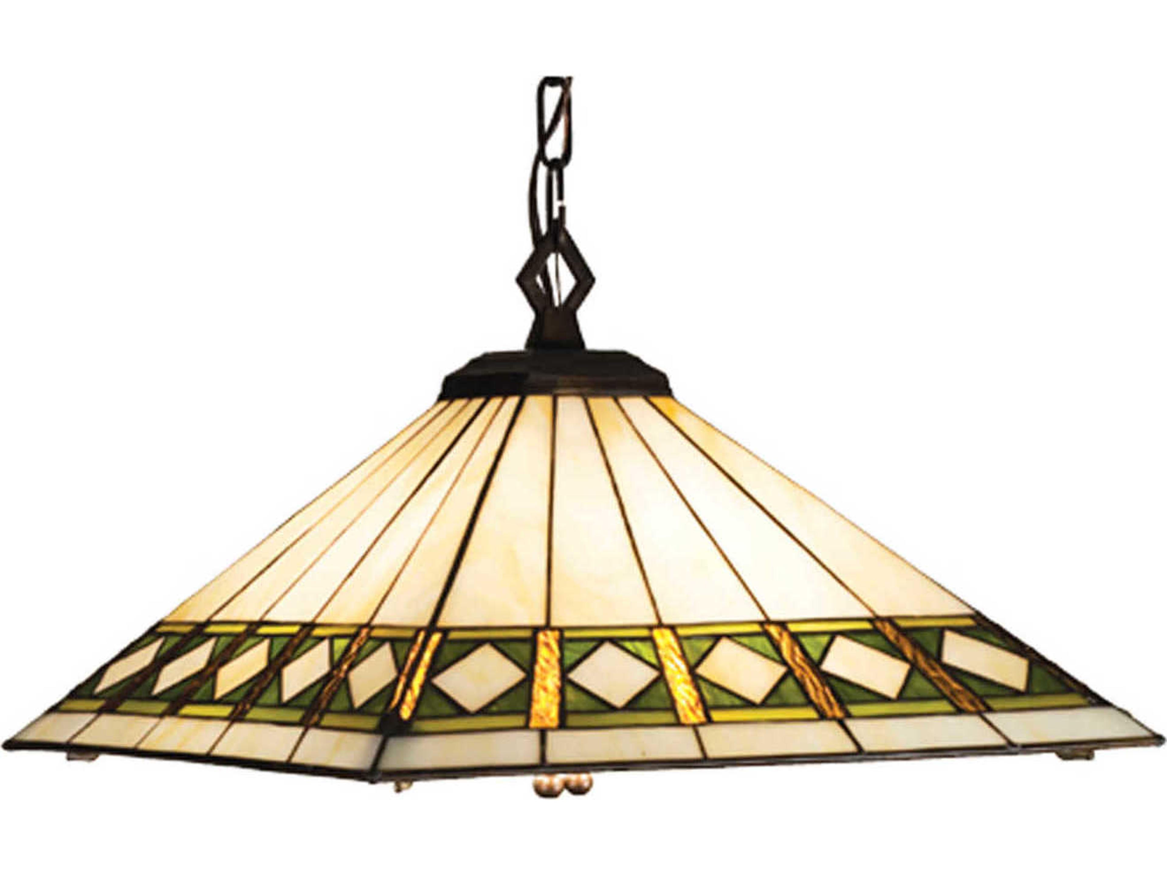 Meyda Diamond Mission 4-light Pendant