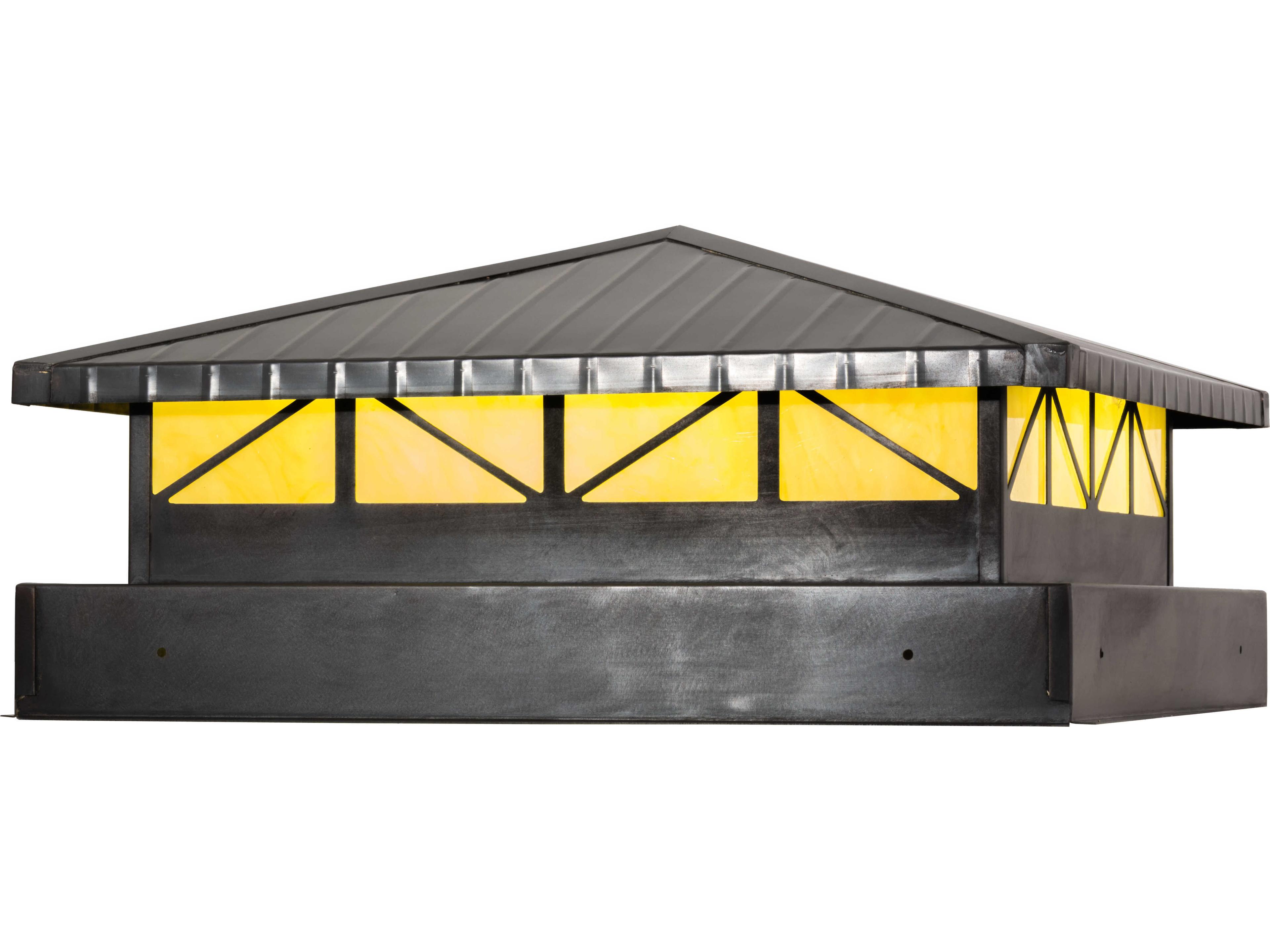 Meyda Durrant Timeless Bronze 144-Light Outdoor LED Outdoor Pier Mount Light