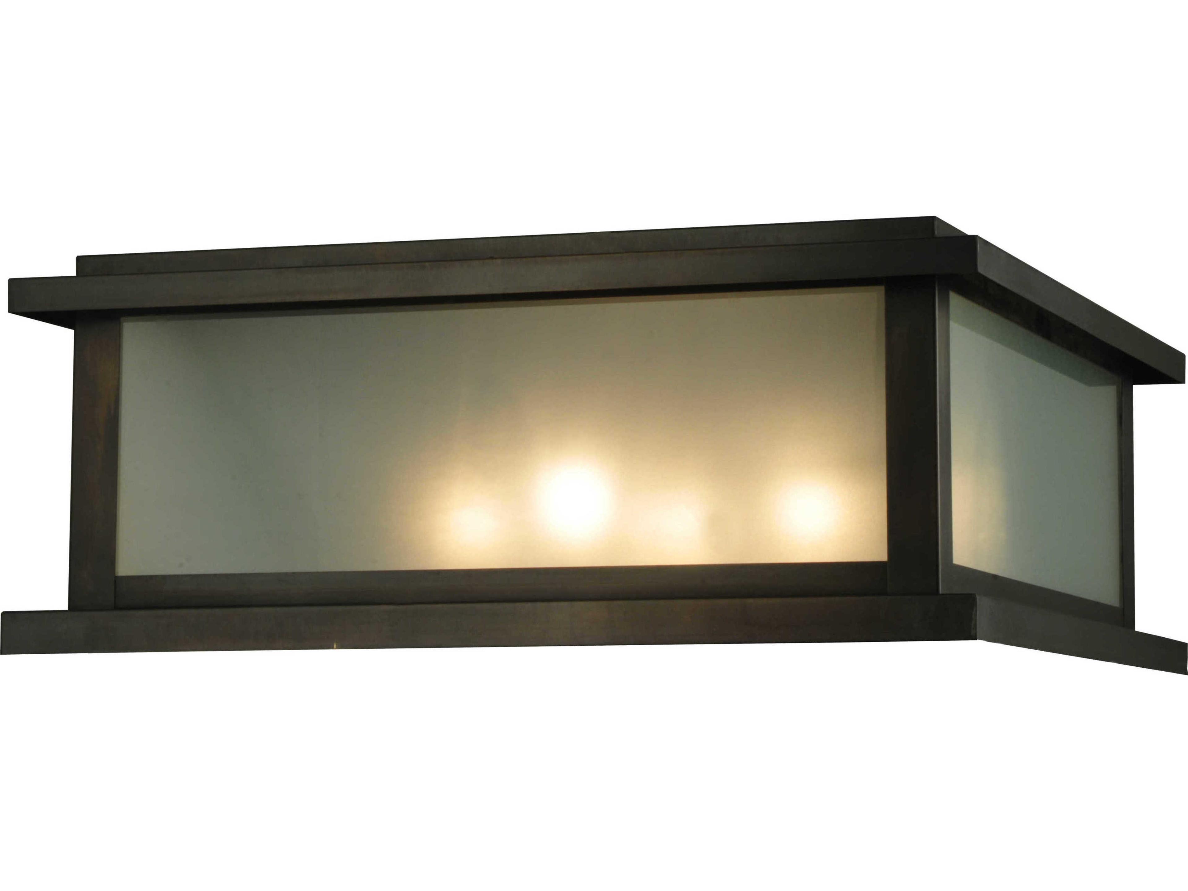 Meyda Simple Mission Zasb Craftsman 4-light Outdoor Pier Mount Light