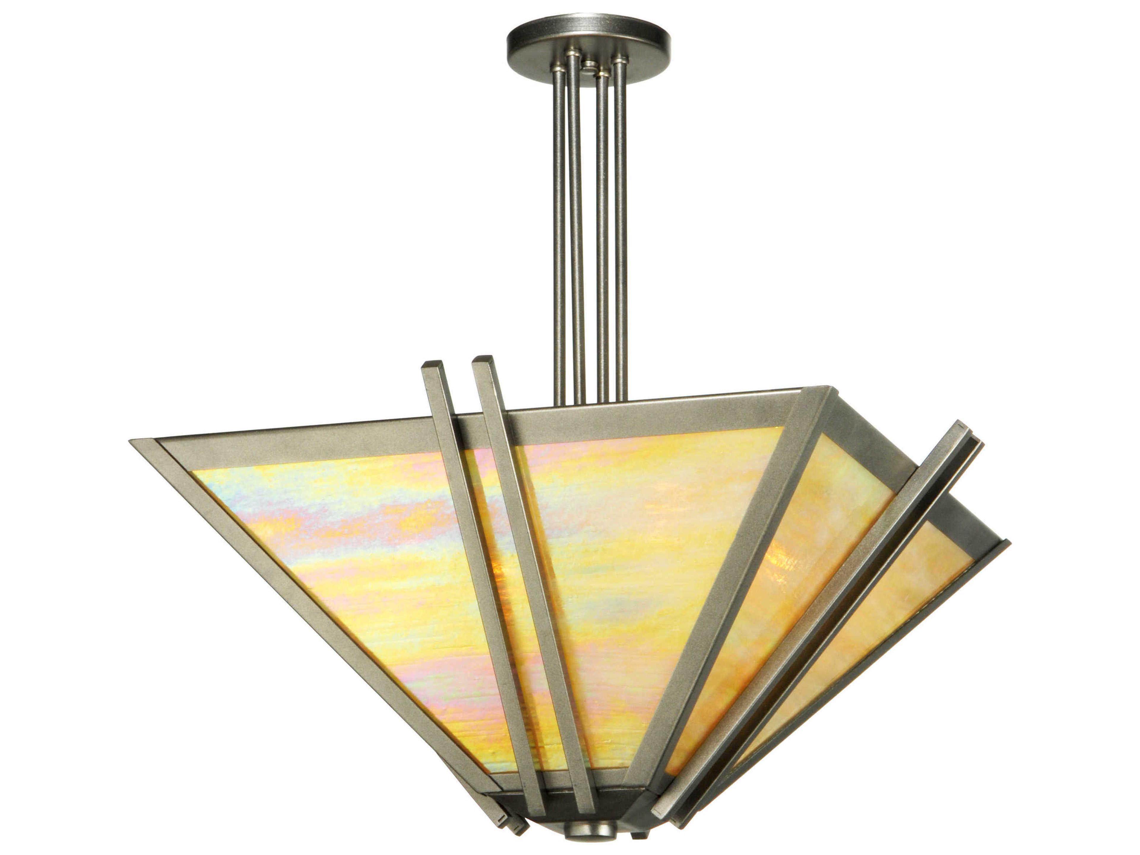 Meyda Pueblo Skies 4-light Semi-Flush Mount Light