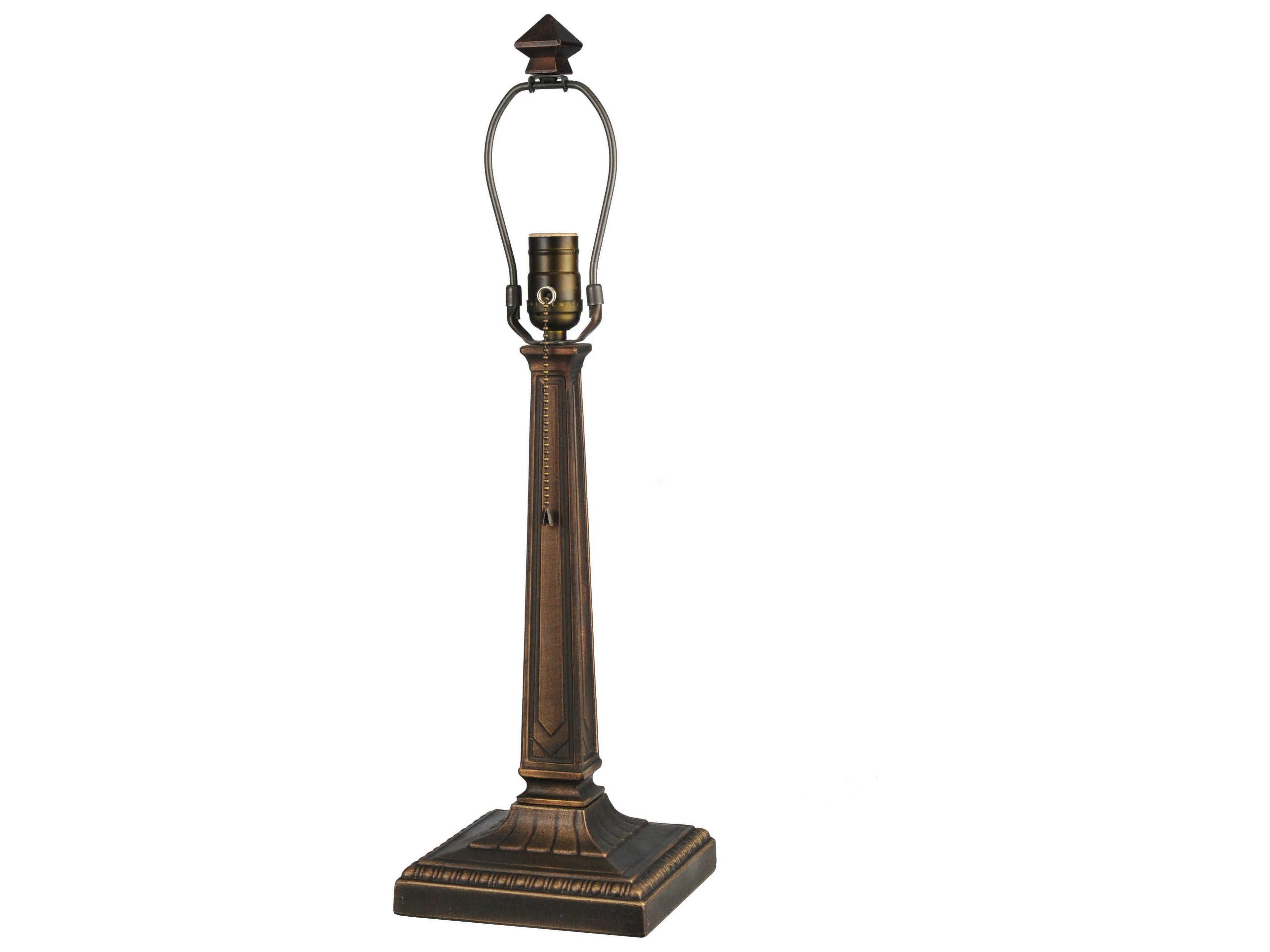 Meyda Deco Mission Bronze Table Lamp Base