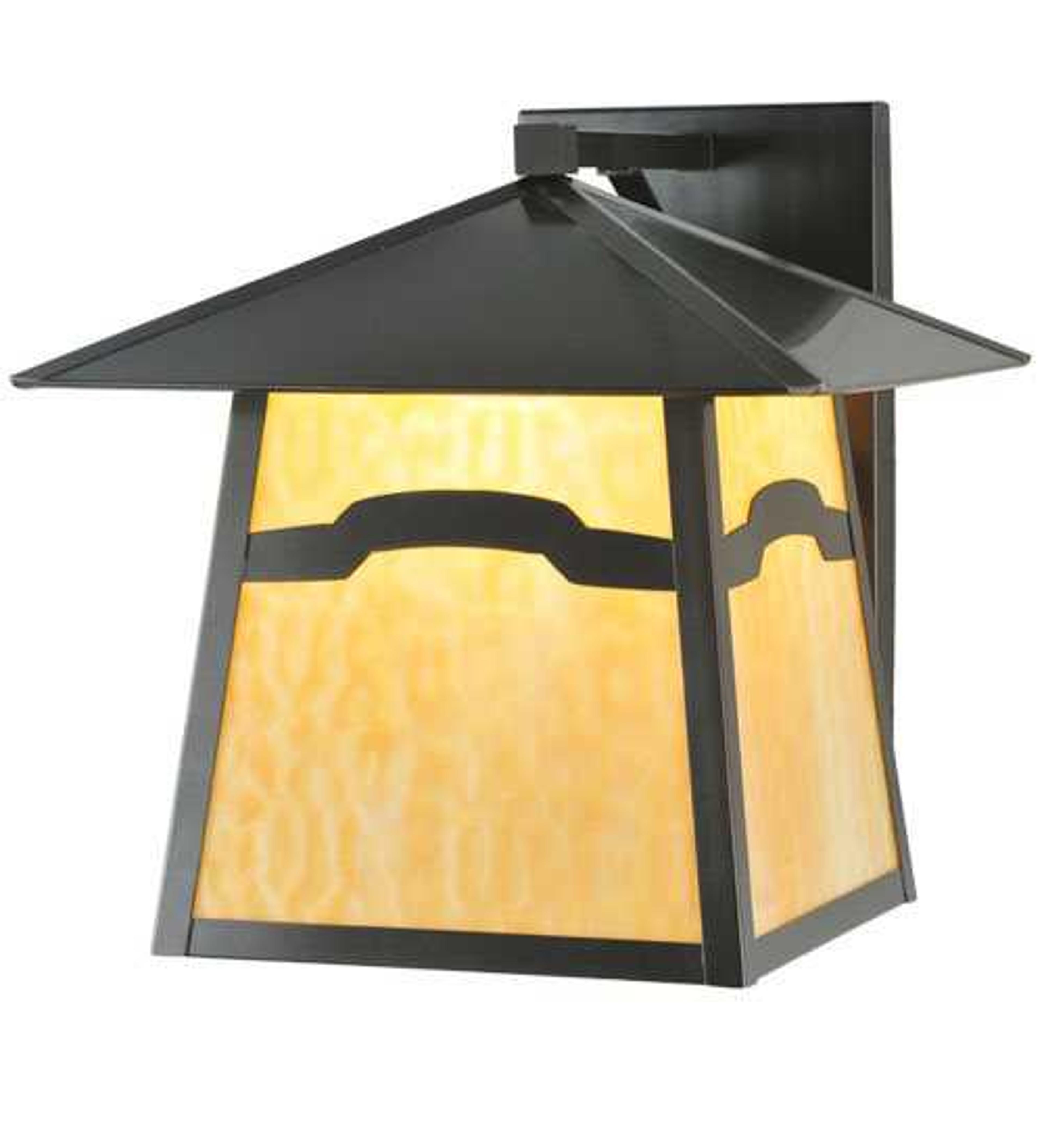 Meyda Stillwater Mountain View Solid Mount Outdoor Wall Light