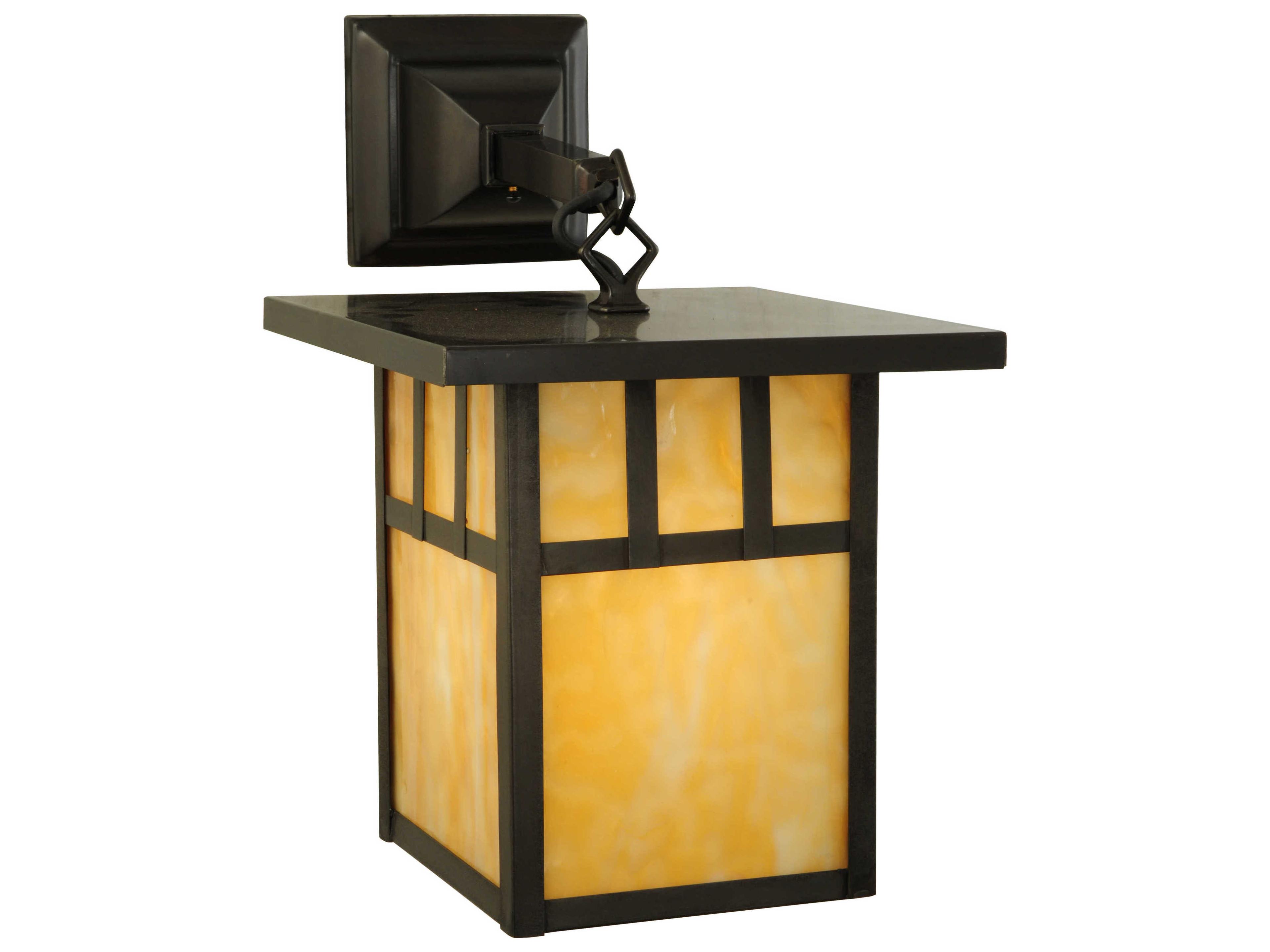 Hyde Park Double Bar Mission Hanging Outdoor Wall Light