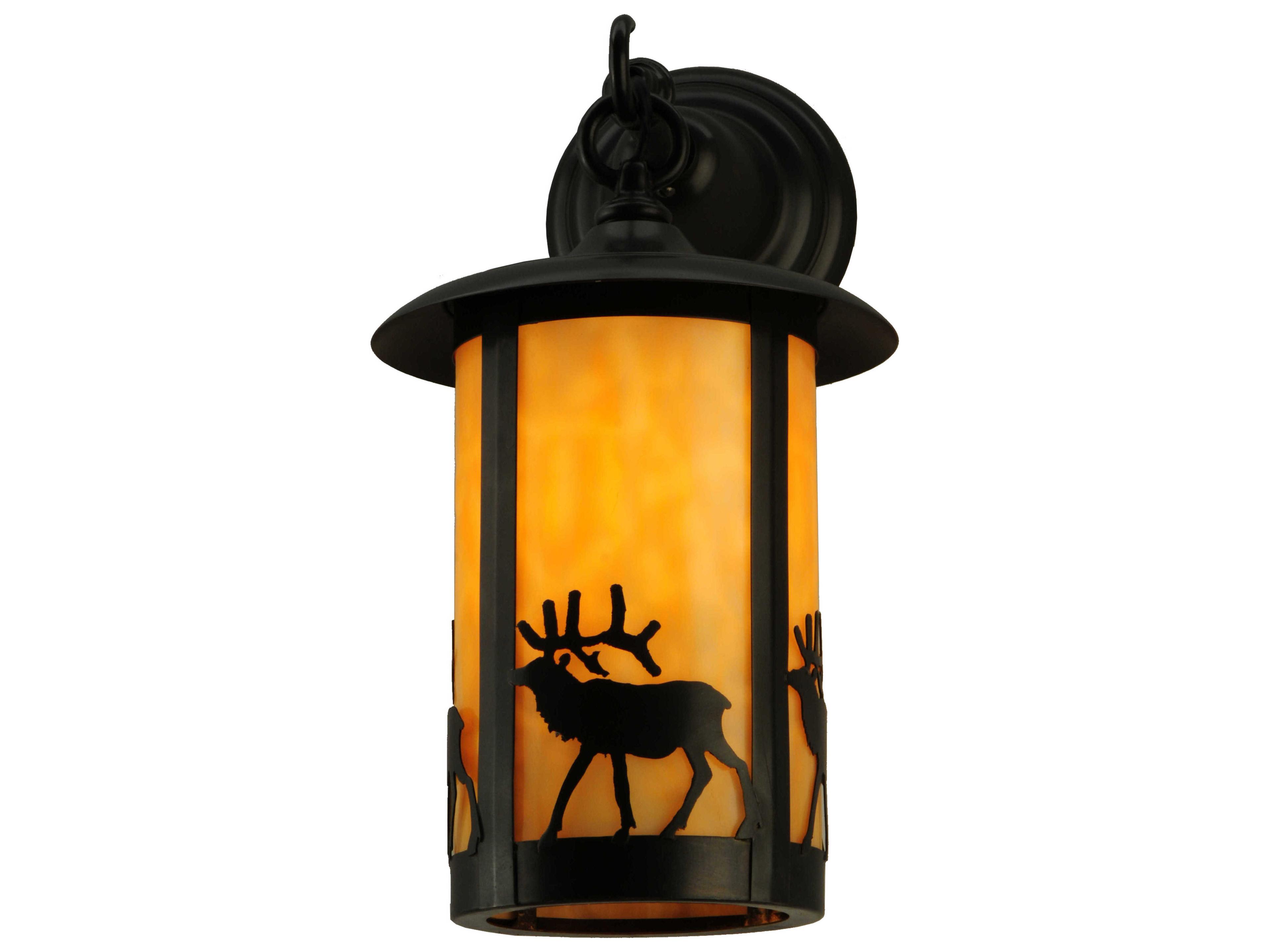 Fulton Elk Hanging Outdoor Wall Light