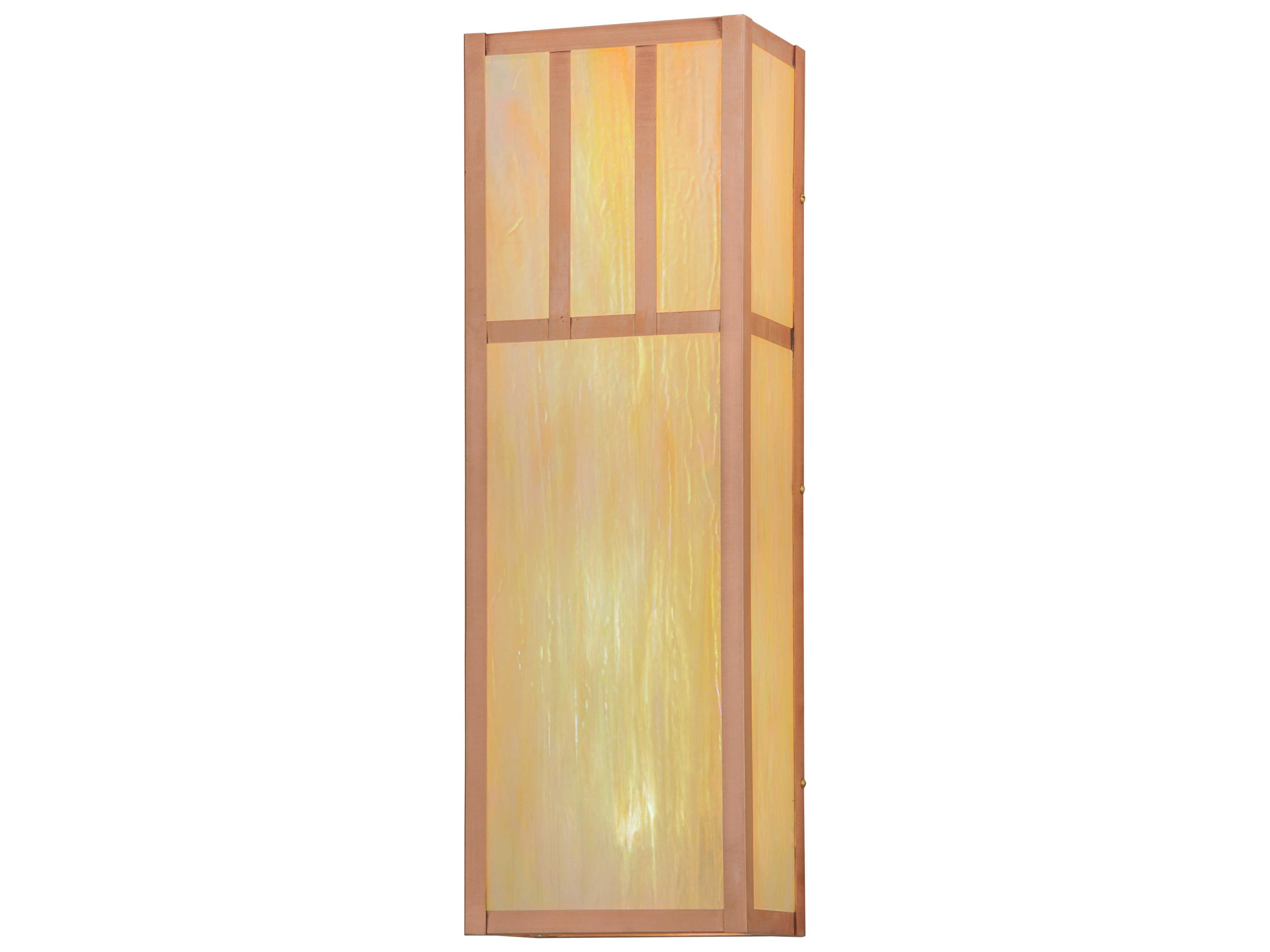 Meyda Double Bar Mission 4 - Light Outdoor Wall Light