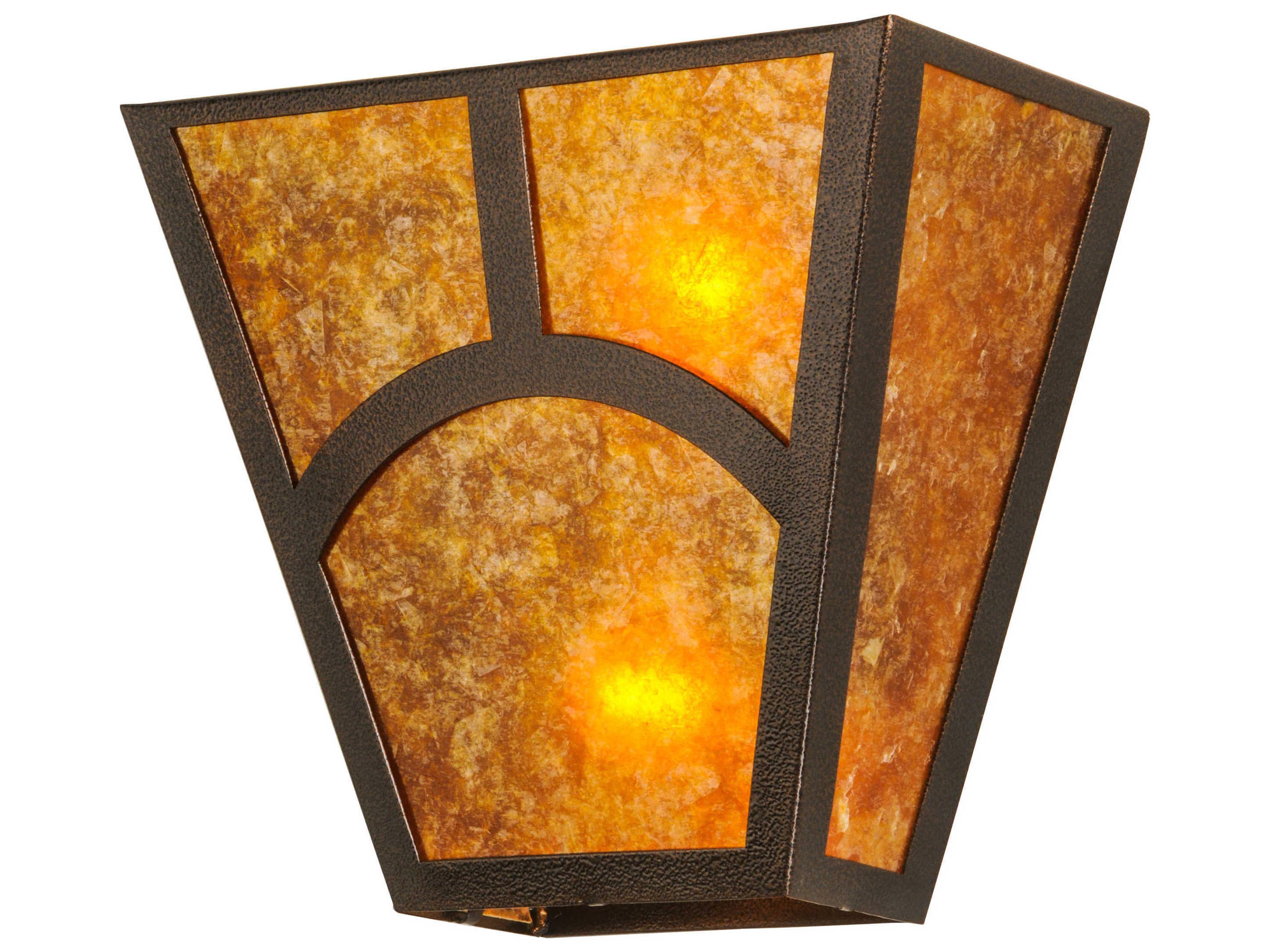 Meyda Mission Hill Top 2 - Light Outdoor Wall Light