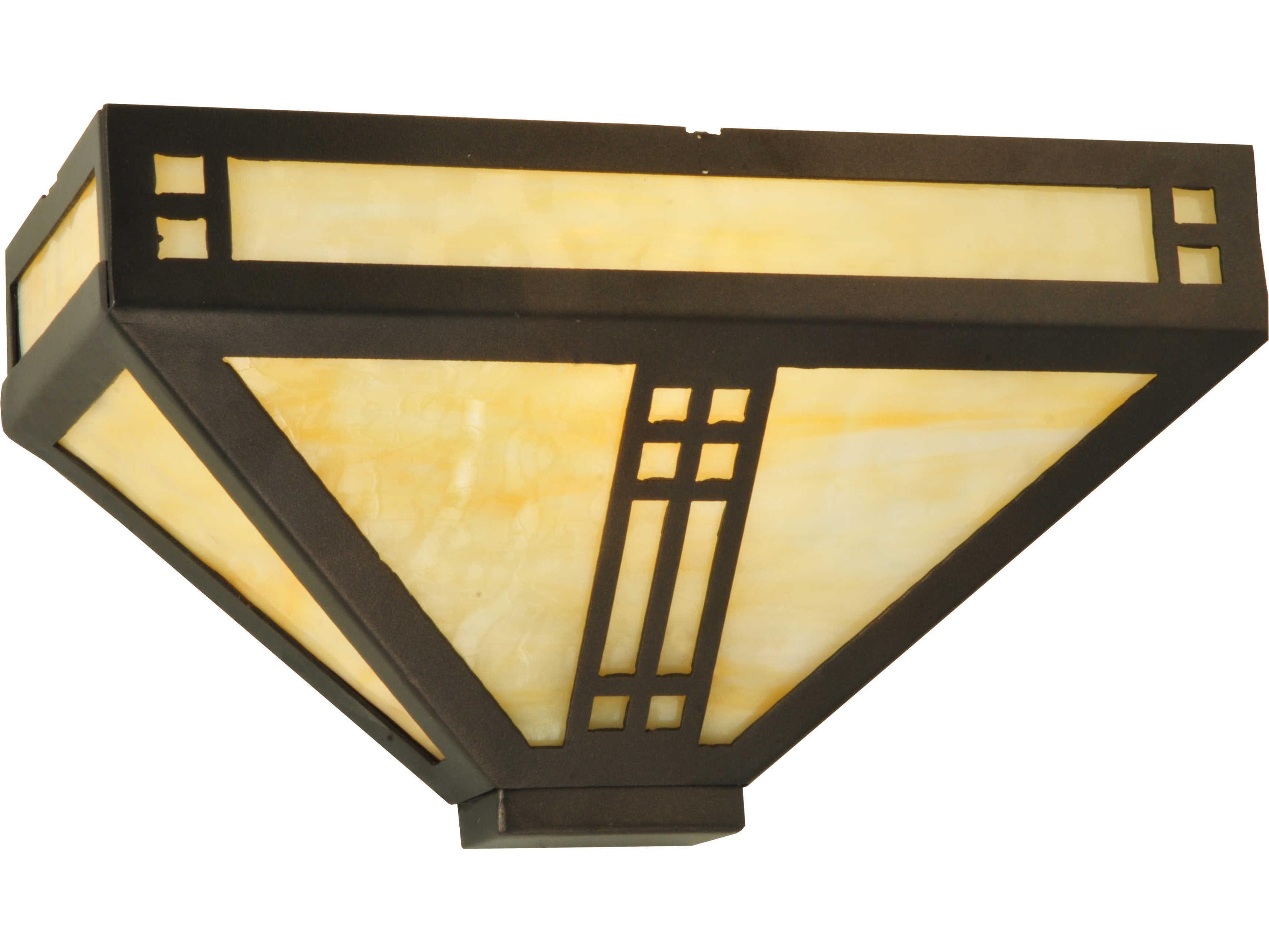 Meyda Mission 1-Light Bronze Wall Sconce