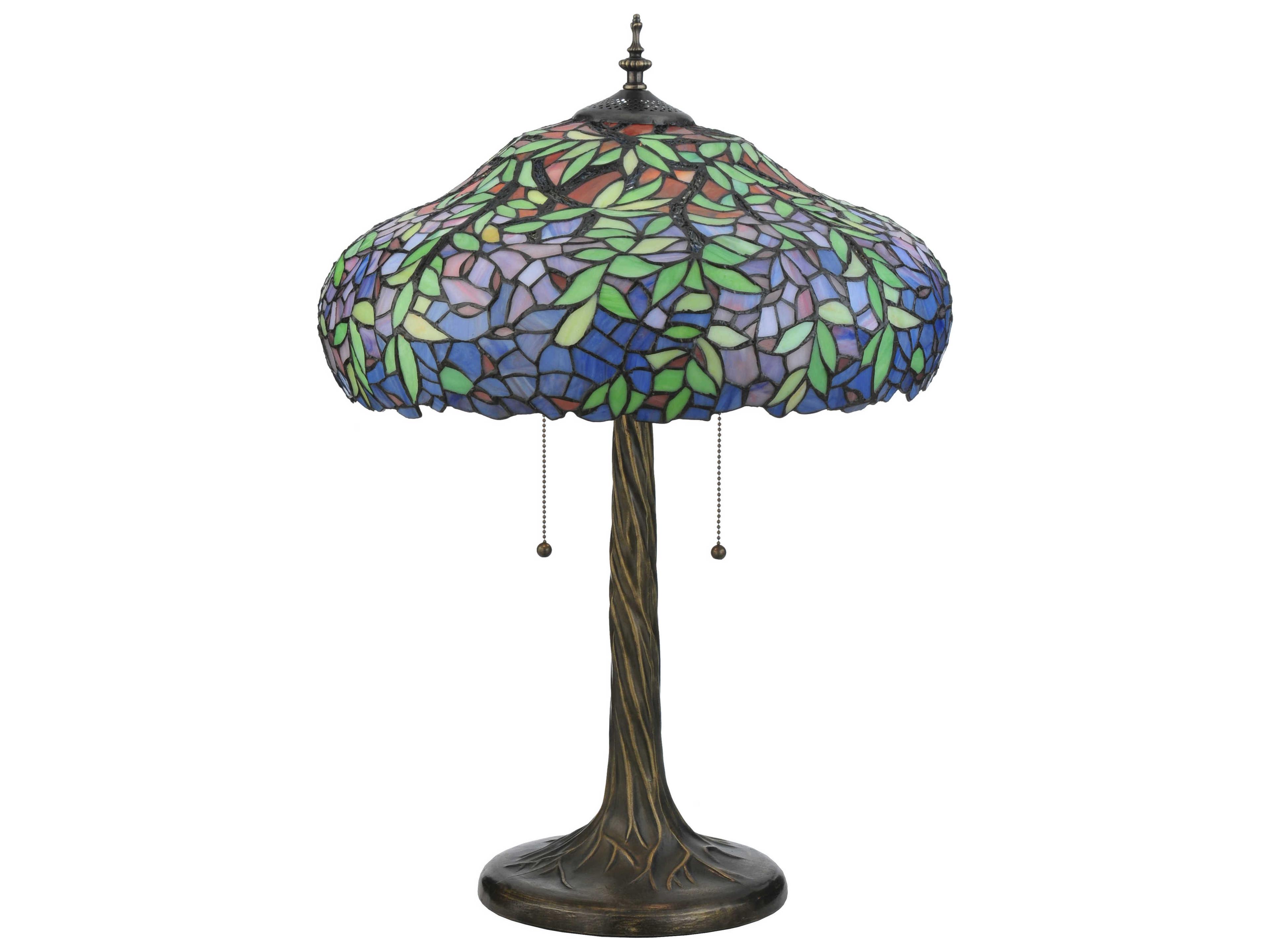 Meyda Duffner & Kimberly Laburnum Green Tiffany Table Lamp