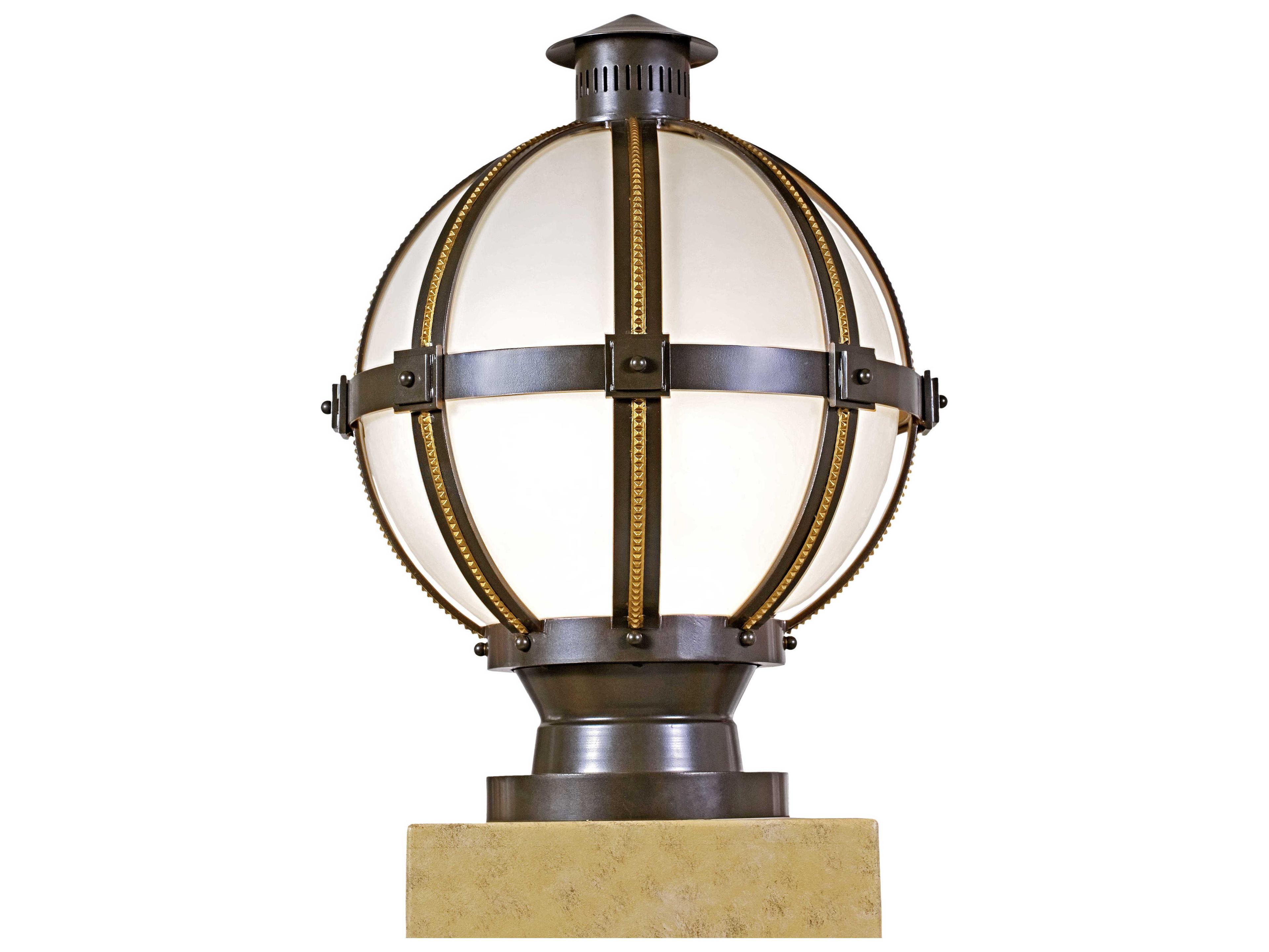 Meyda Orbital 1 - Light Glass Outdoor Pier Light