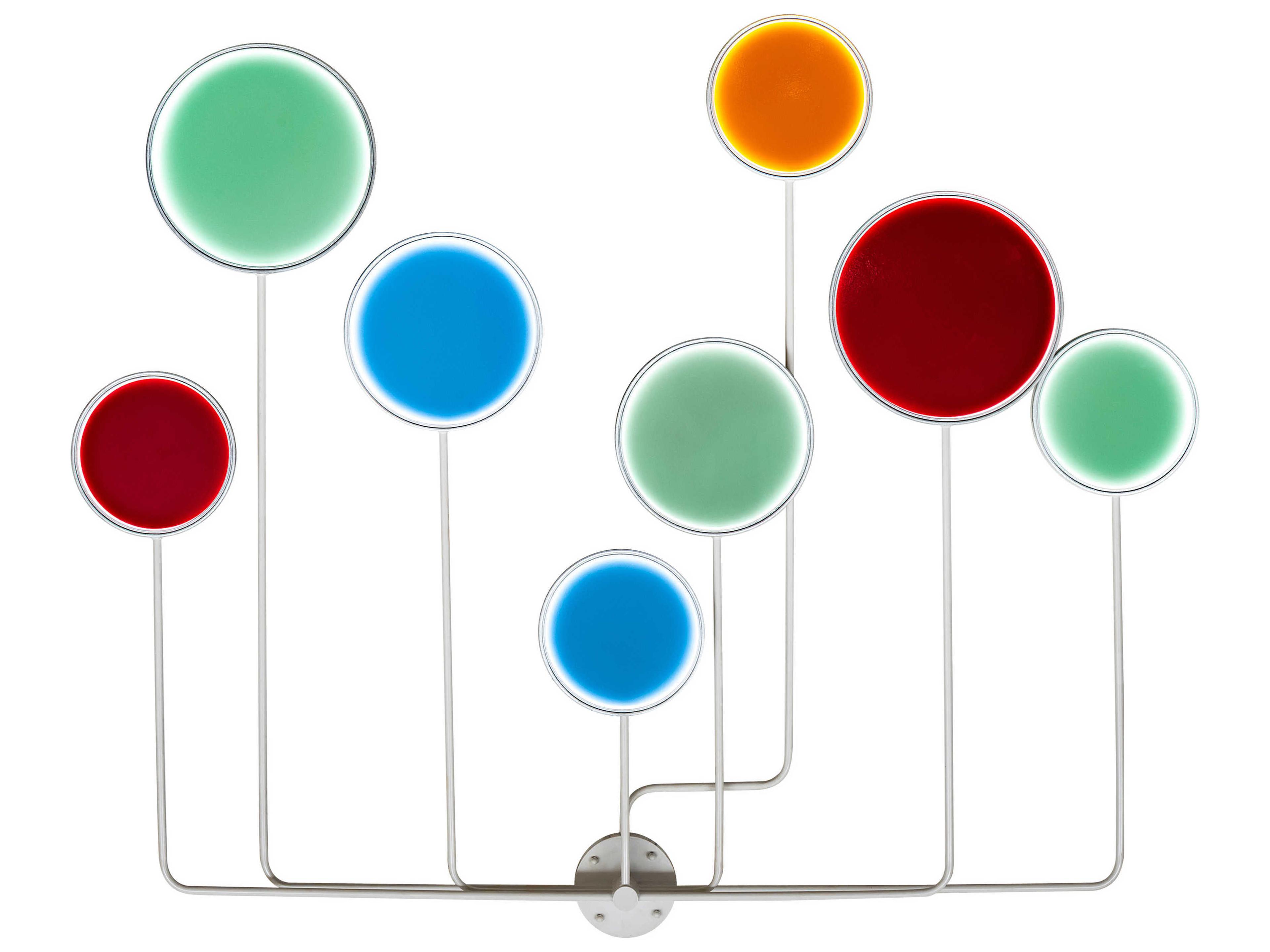 Meyda Paletta Ruby Coral Green Blue White Red LED Wall Sconce
