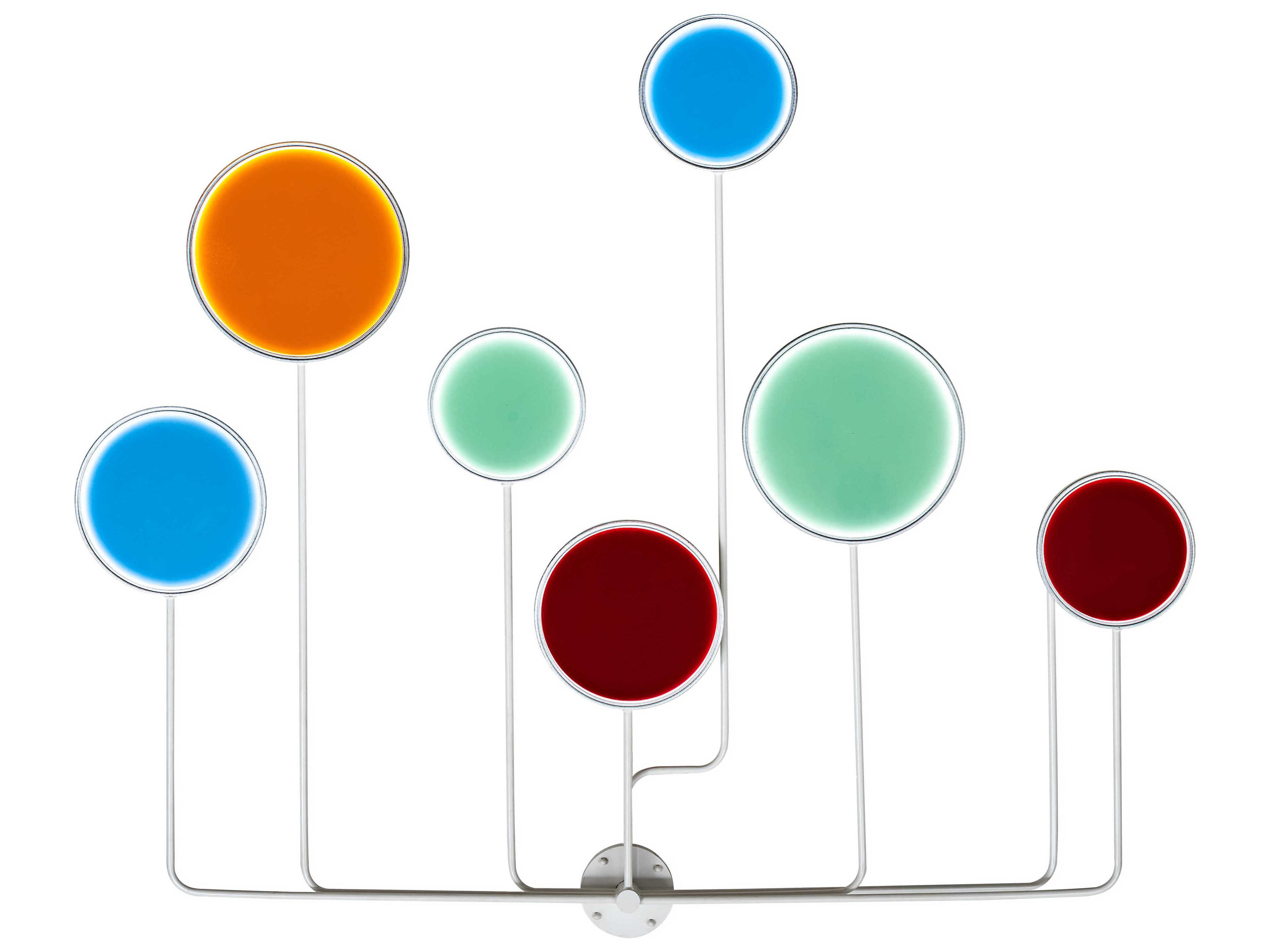 Meyda Paletta Ruby Coral Green Blue White Red LED Wall Sconce