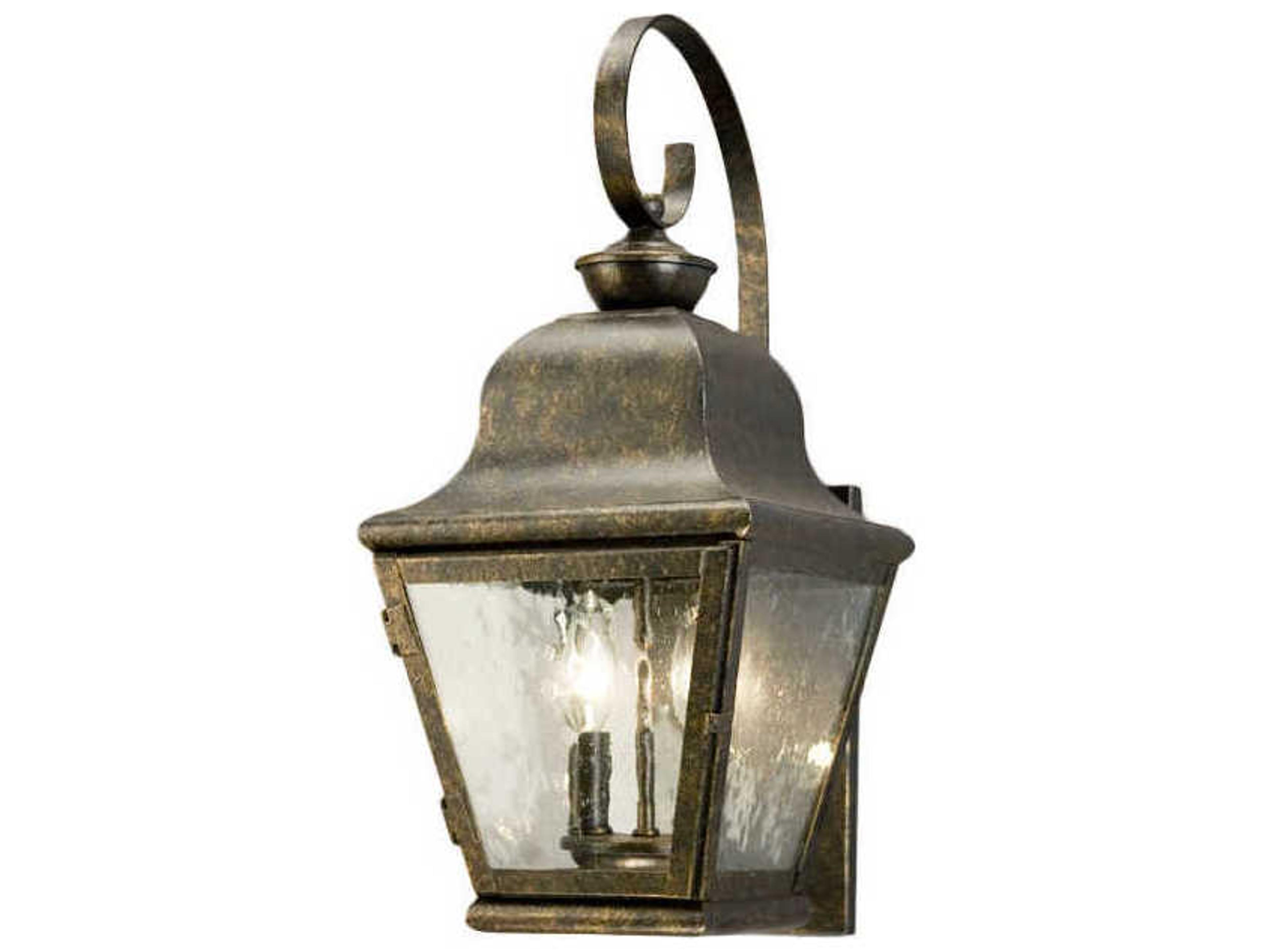 Palmer 2 - Light Glass Outdoor Wall Light