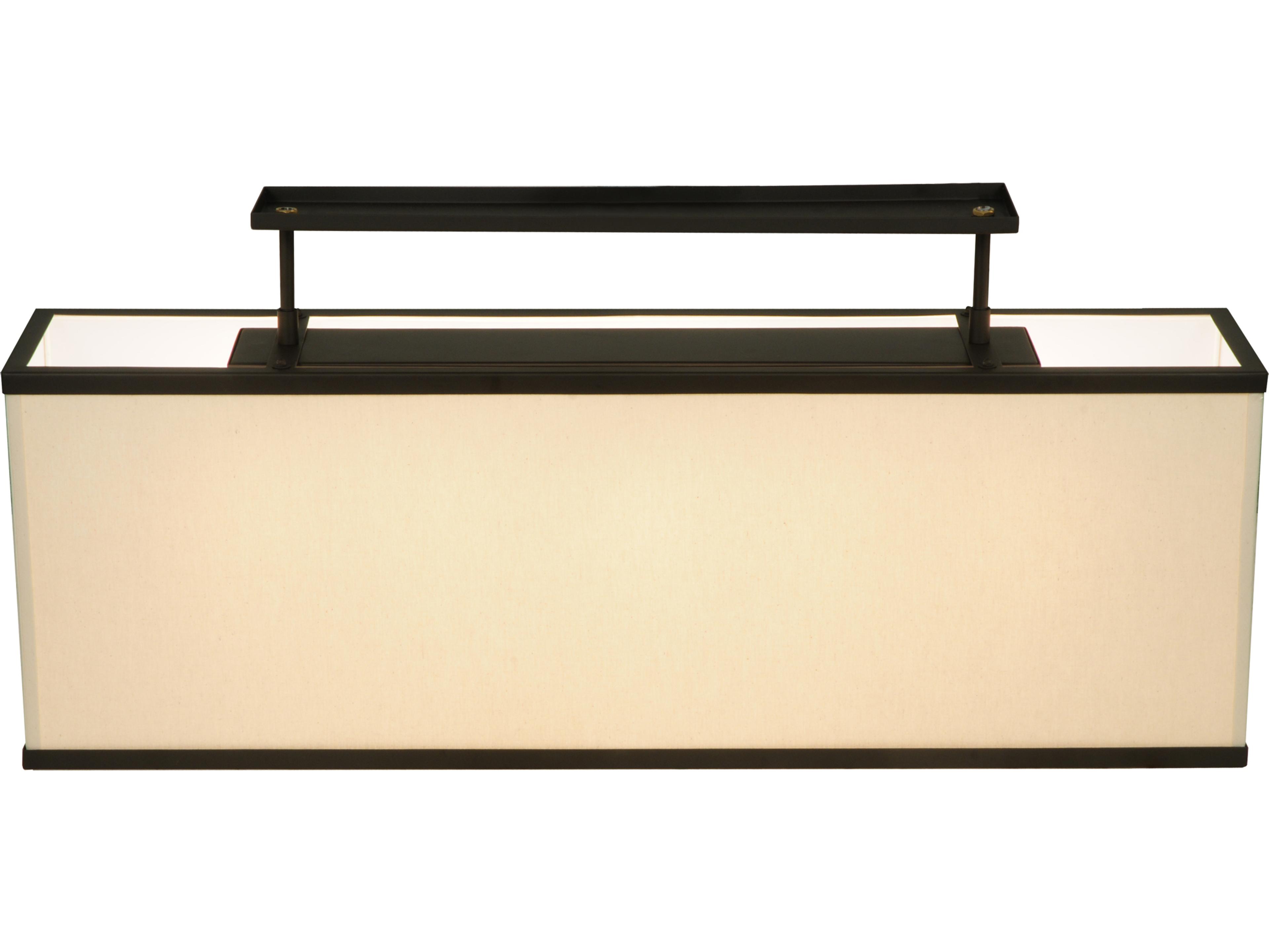 Meyda Quadrato 5-Light Oil Rubbed Bronze Off White Island Pendant