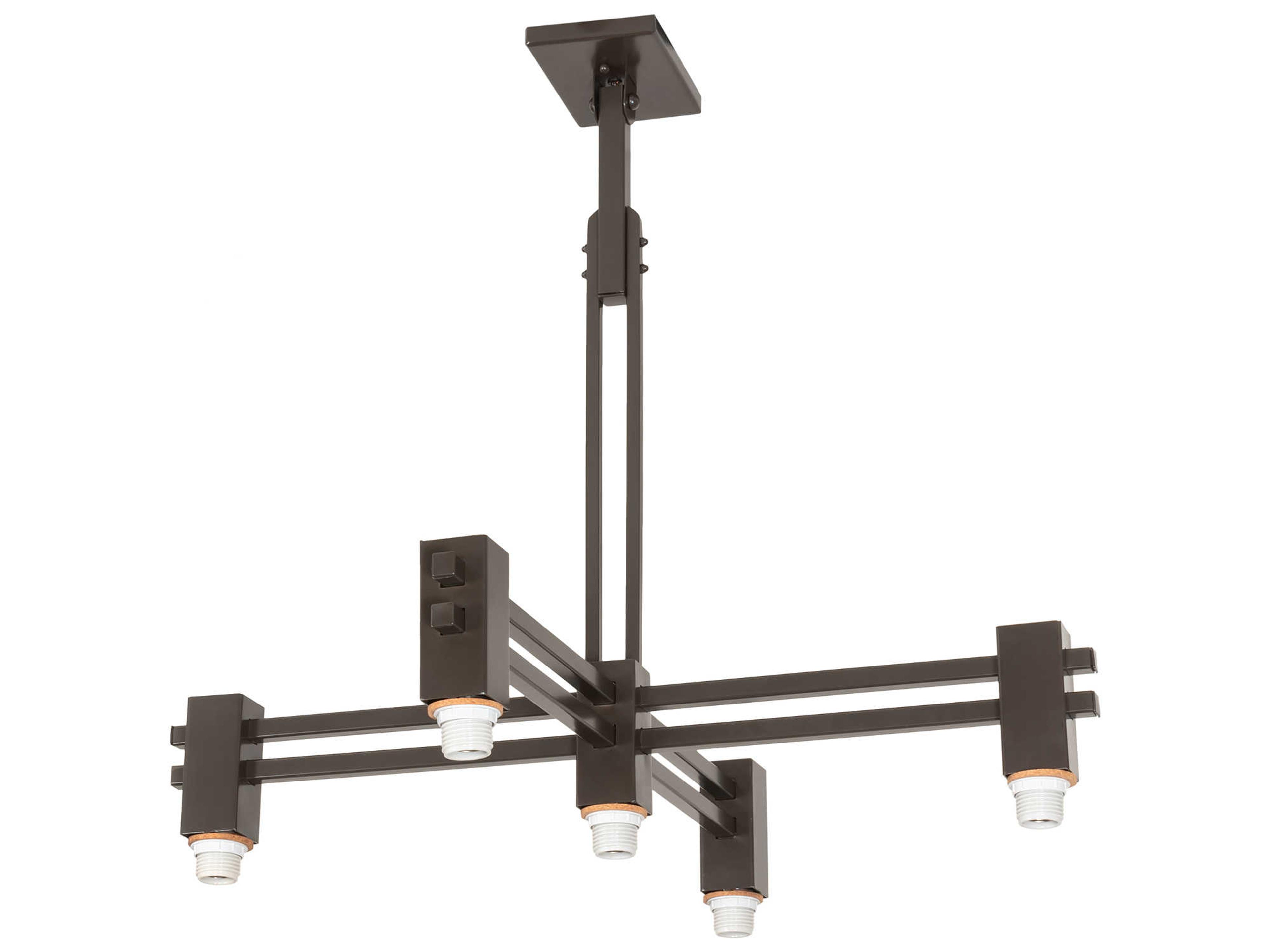 Meyda Roylance 5-Light Timeless Bronze Chandelier