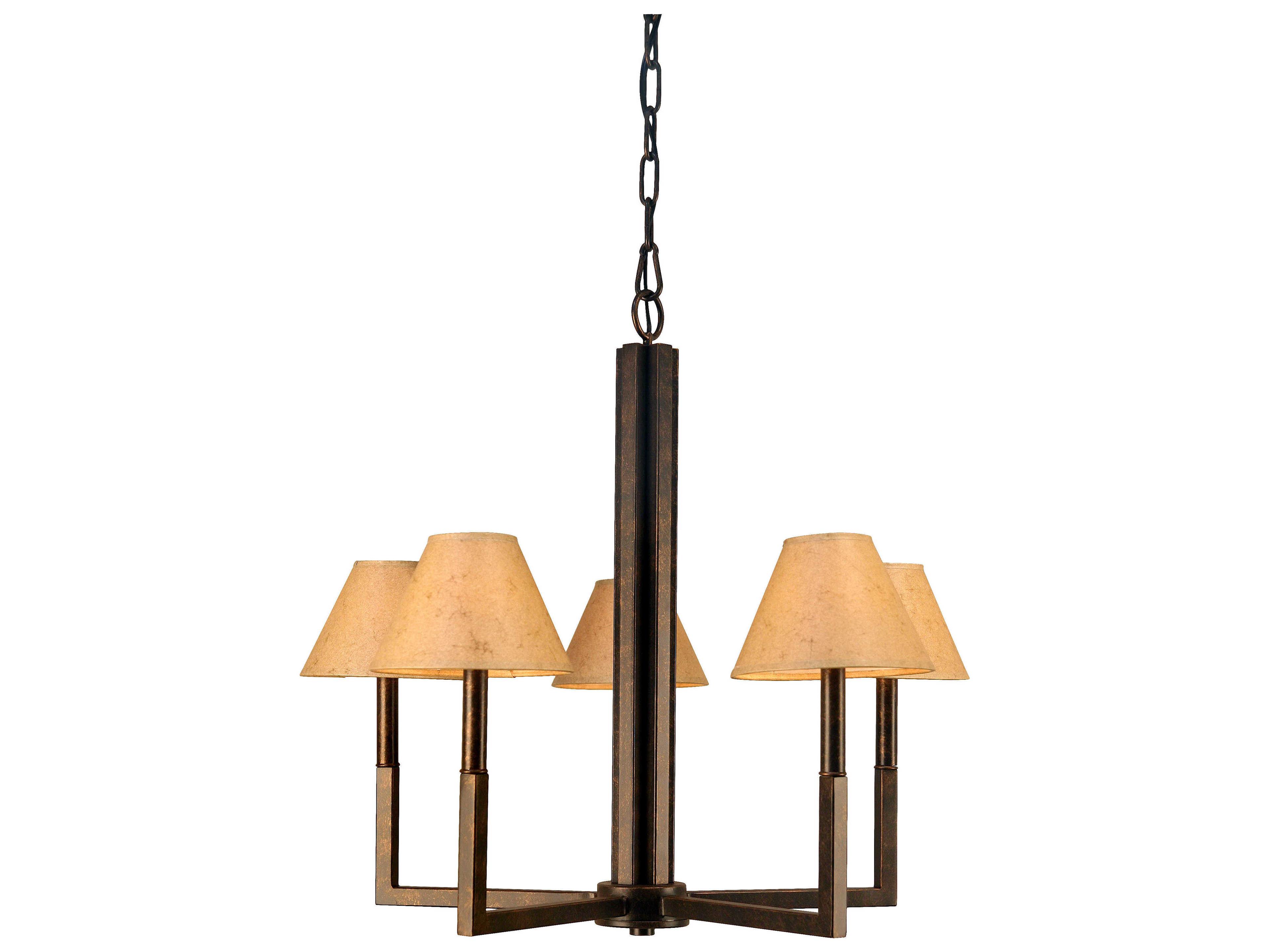 Meyda Rula 5-Light Gold Empire Chandelier