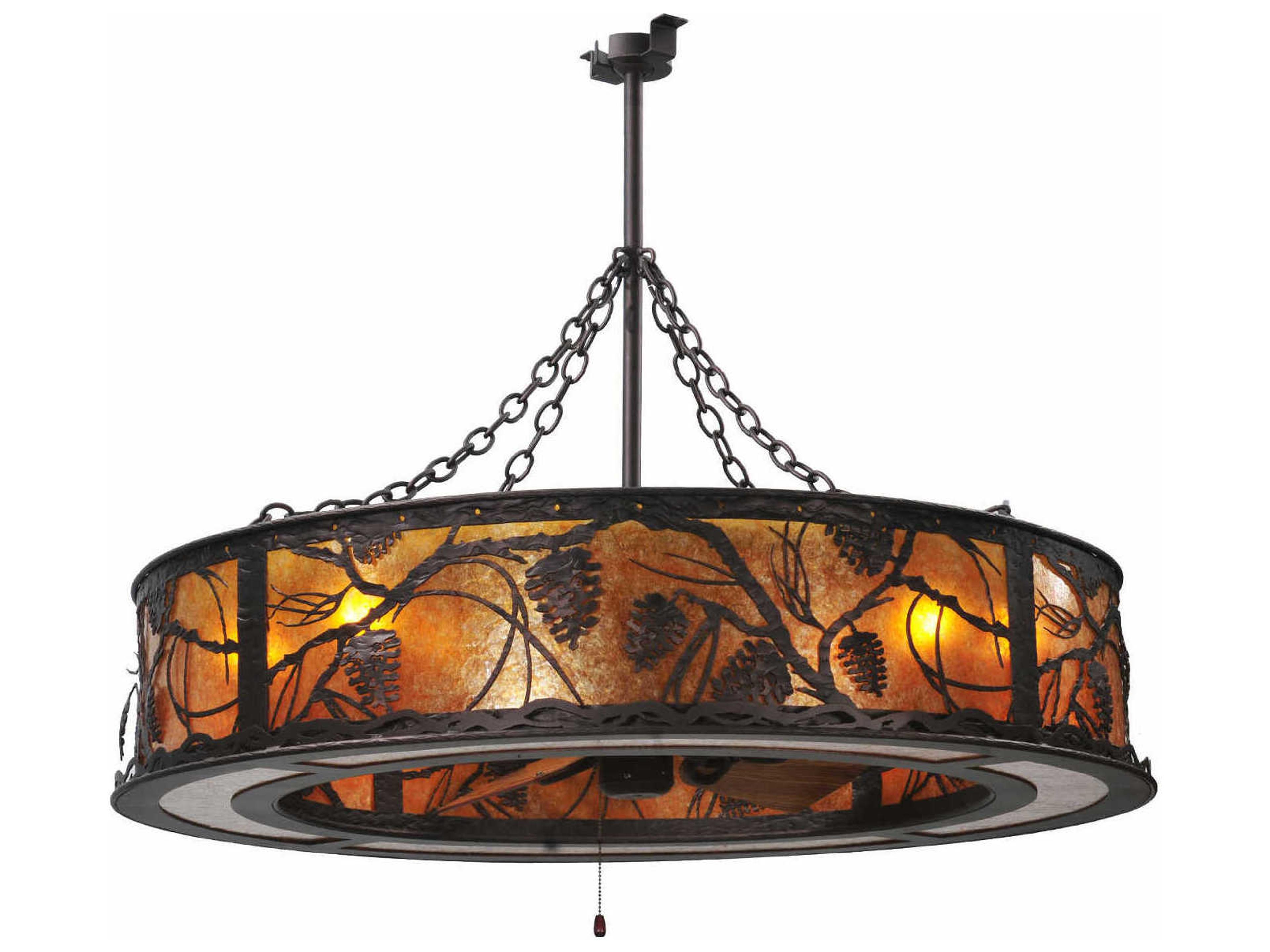 Meyda Whispering Pines 8-light Chandel-Air