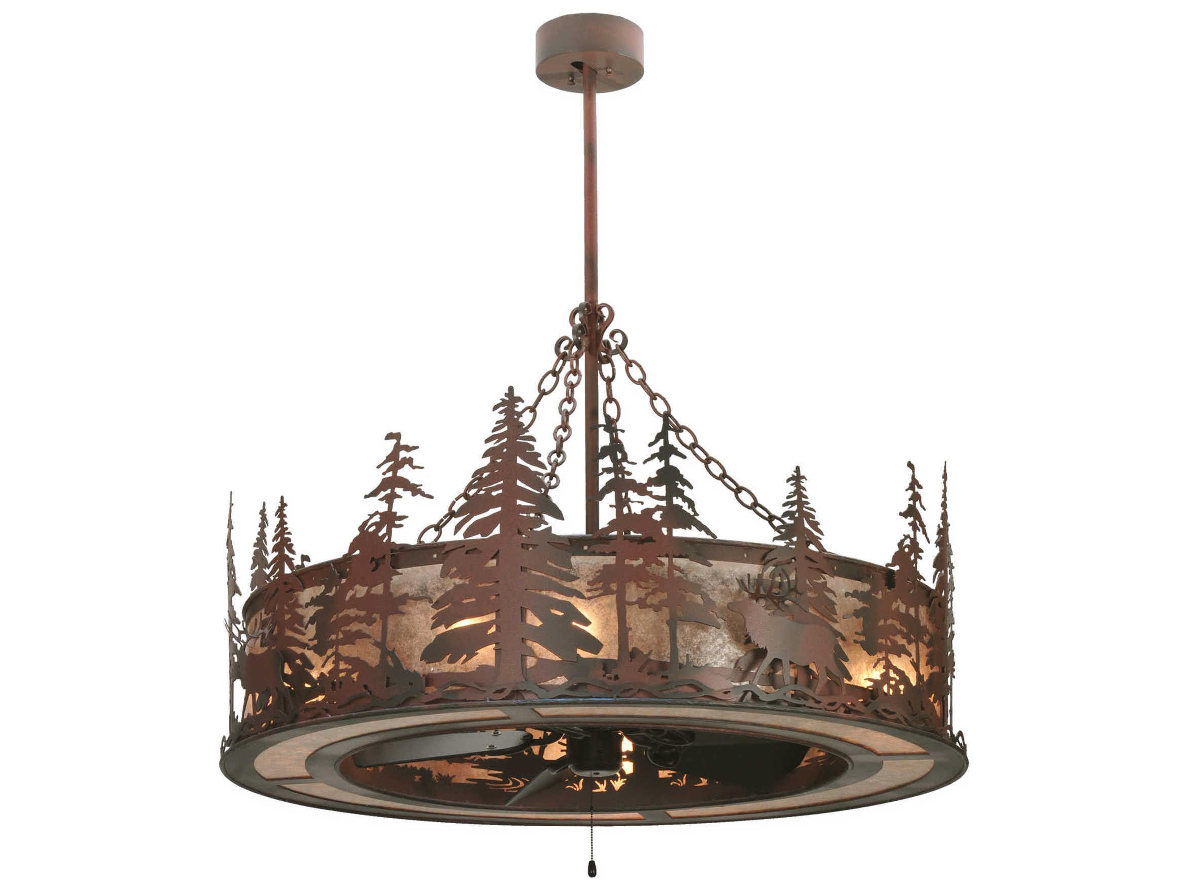 Meyda Elk At Dusk 8-light Chandel-Air