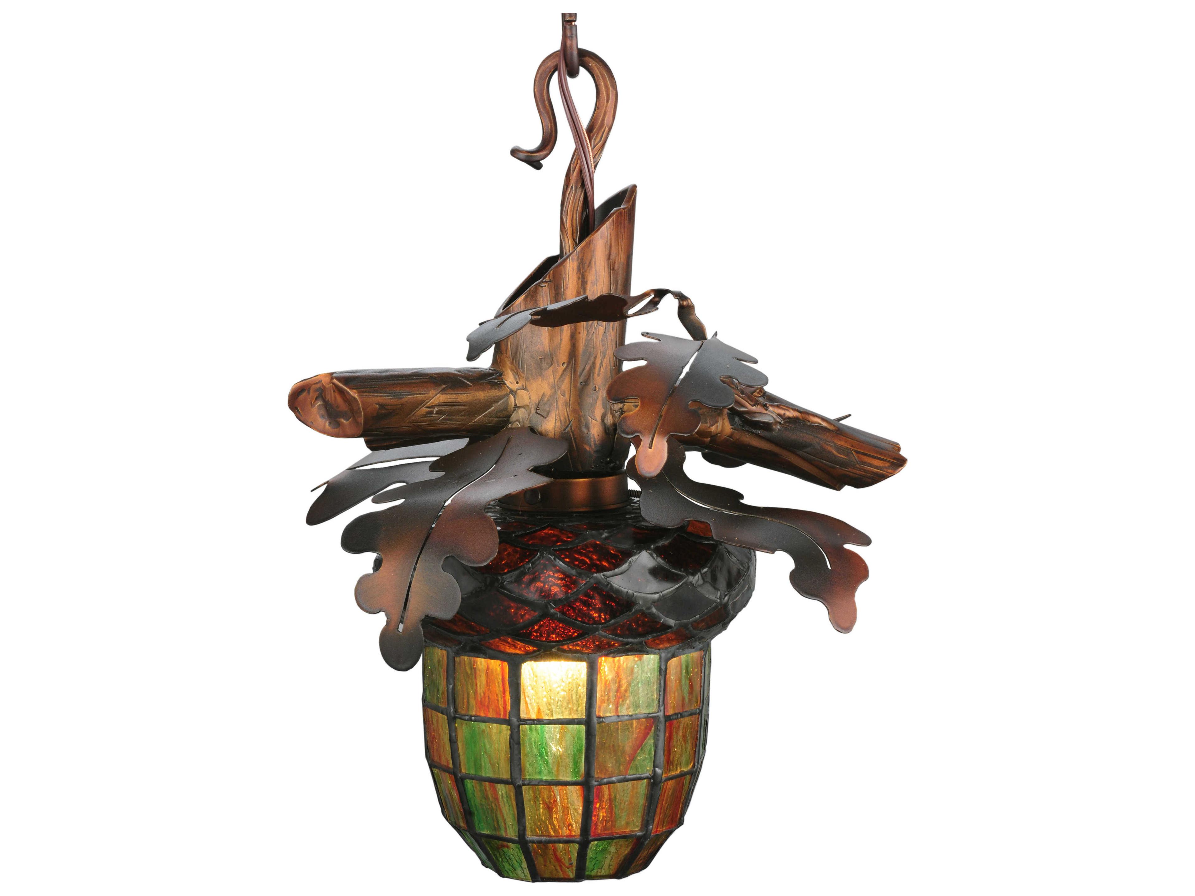 Meyda Acorn Branch Mini Pendant Light