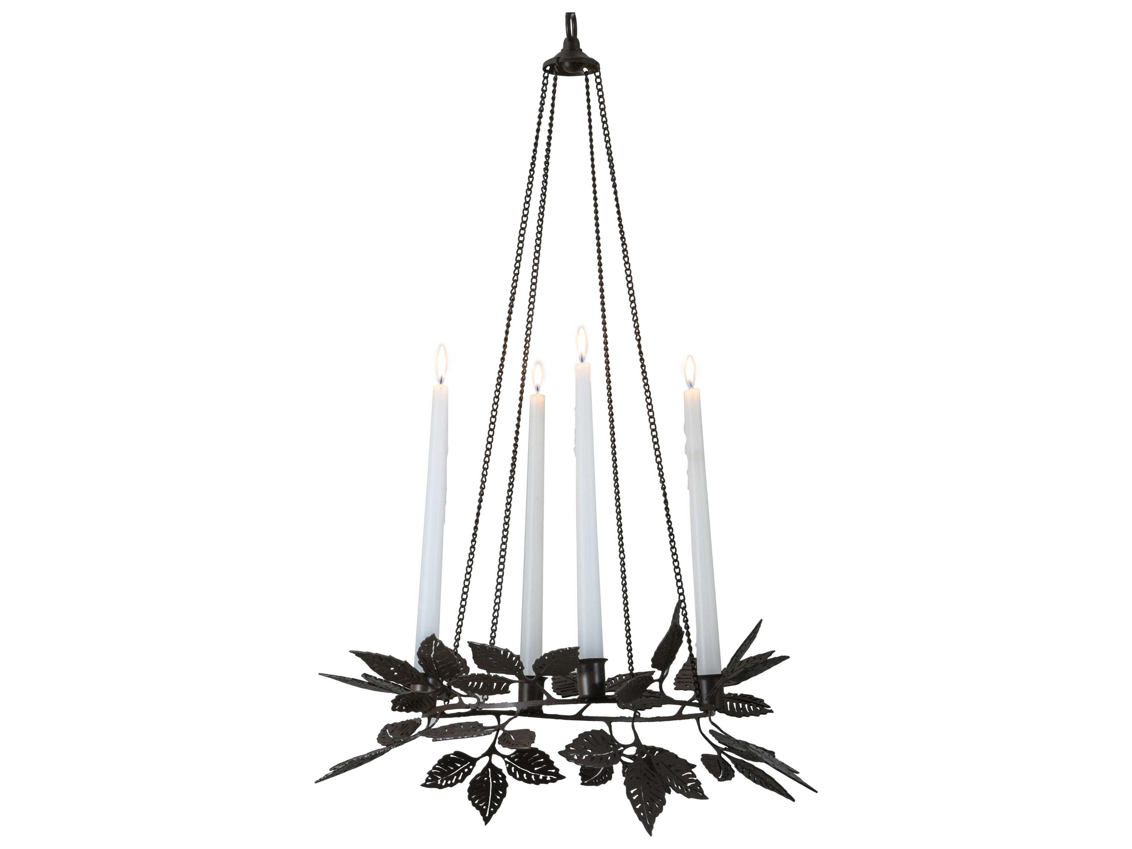 Meyda Rustic 1-Light Black Pendant