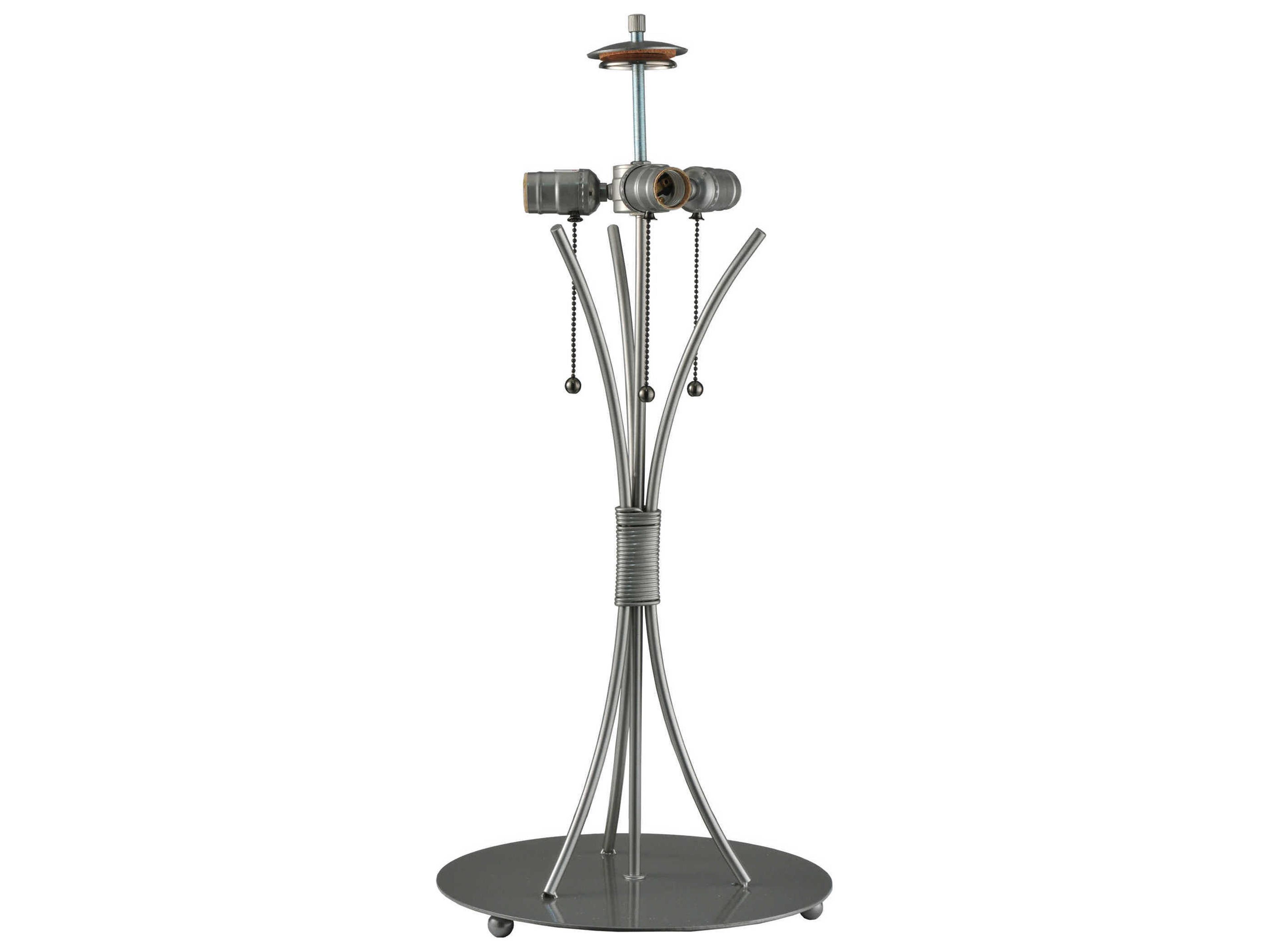 Meyda Wrought Iron Curved Arm Table Lamp Base