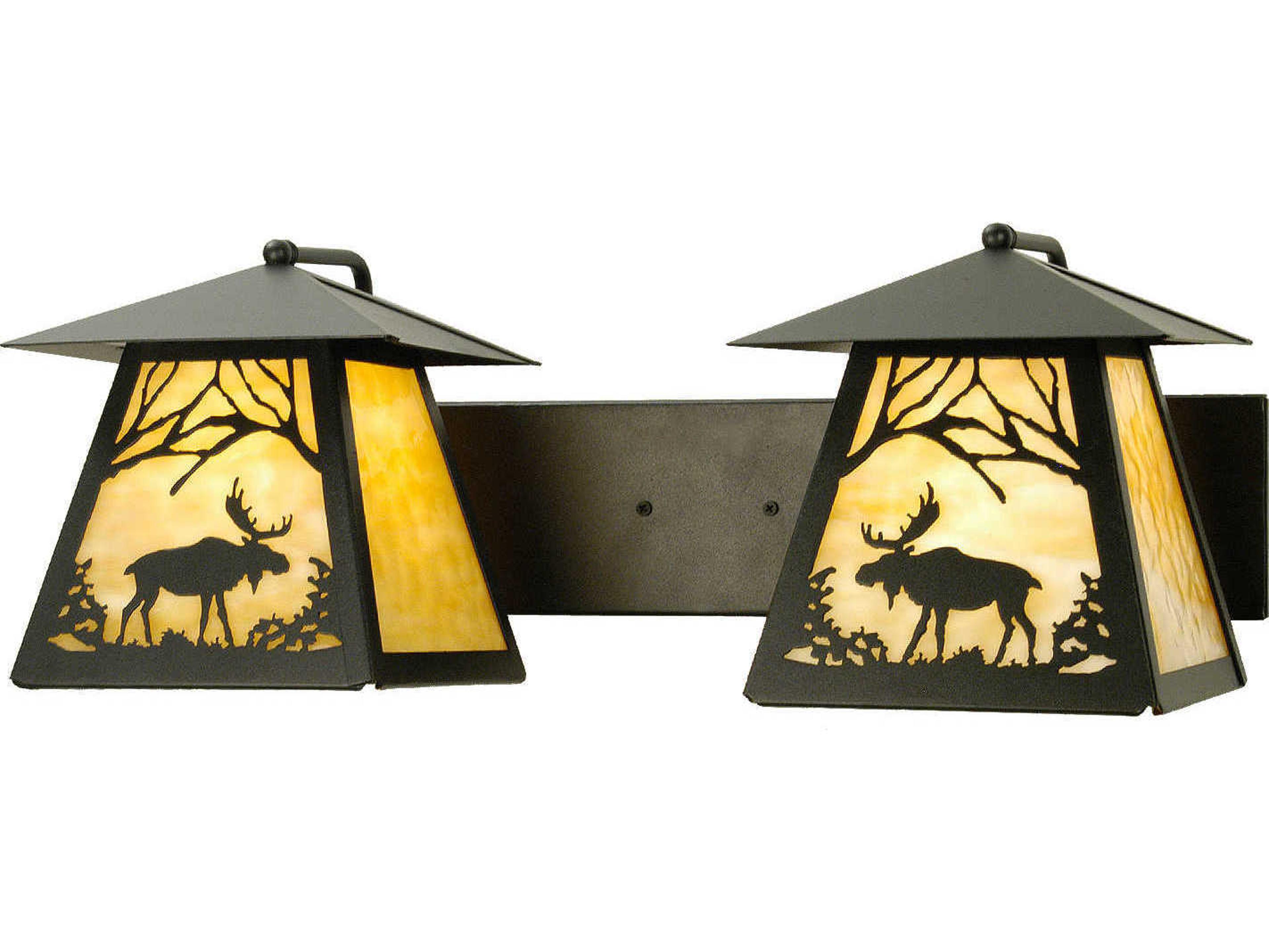 Meyda Moose At Dawn 2 - Light Outdoor Wall Light